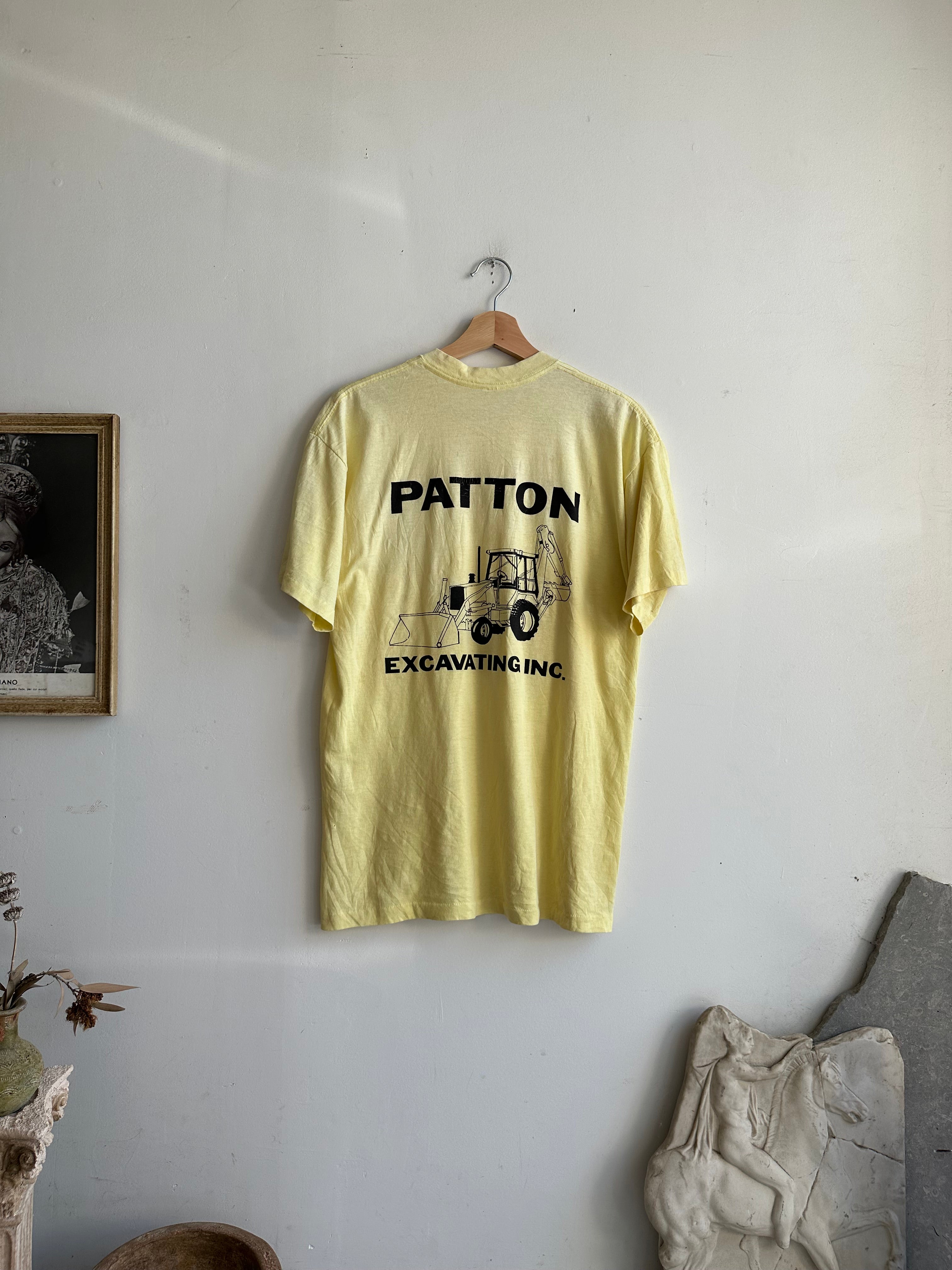 1990s Patton Excavating Tee (L/XL)