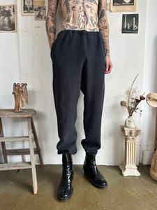 1990s Faded Black Sweatpants (Drawstring 30-36/33)