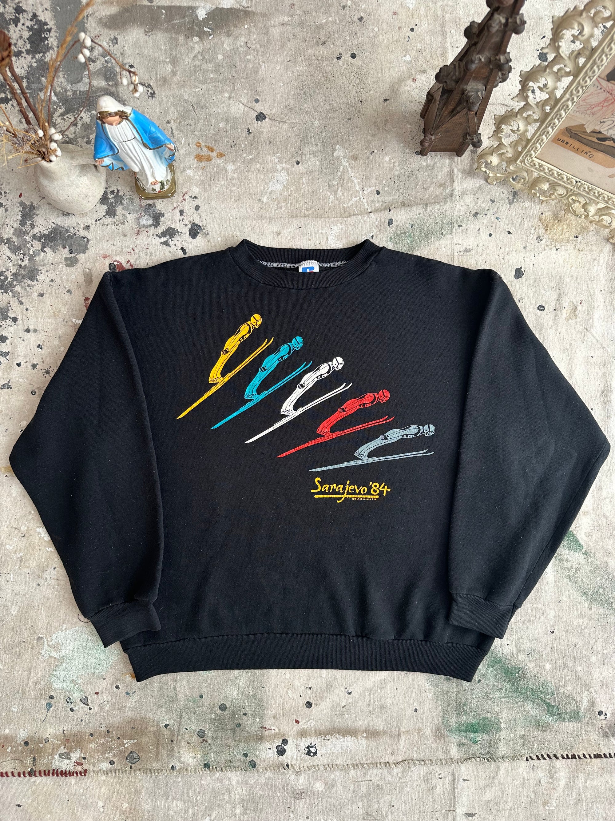 1984 Sarajevo Skiing Sweatshirt