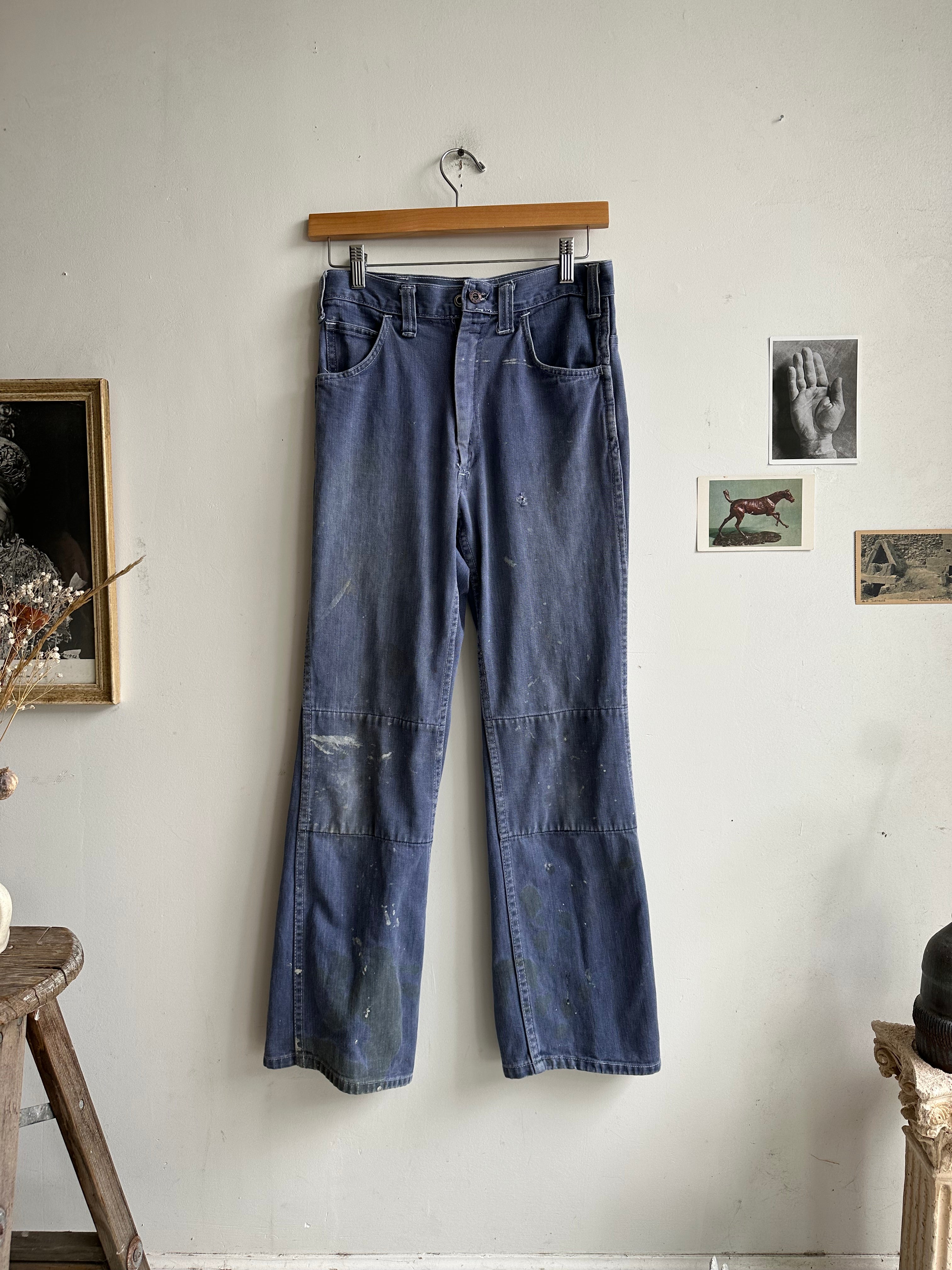 1970s Thrashed Chore Pants (28 x 28)