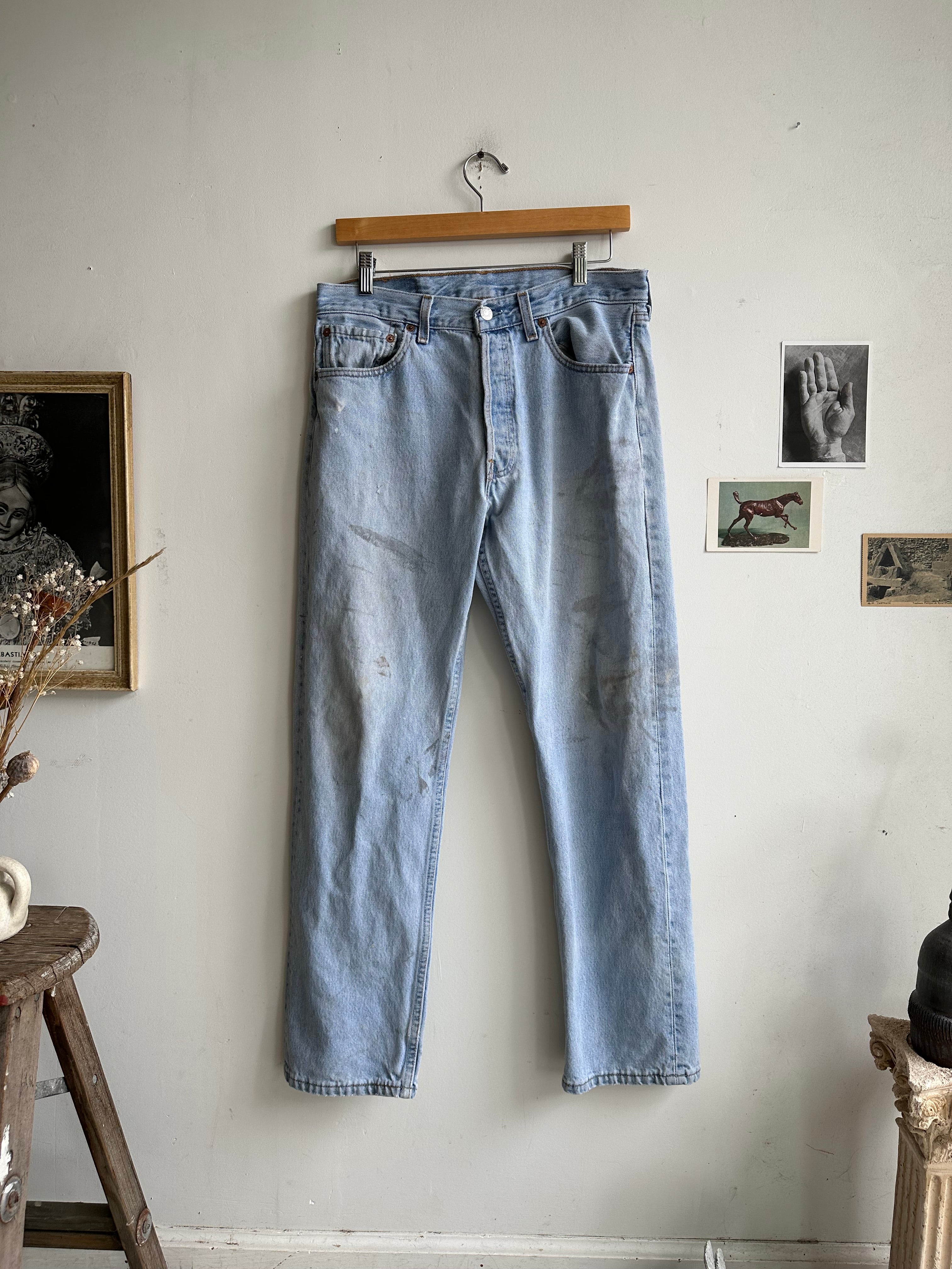 1980s Well-Worn Levi’s 501s (32 x 30)