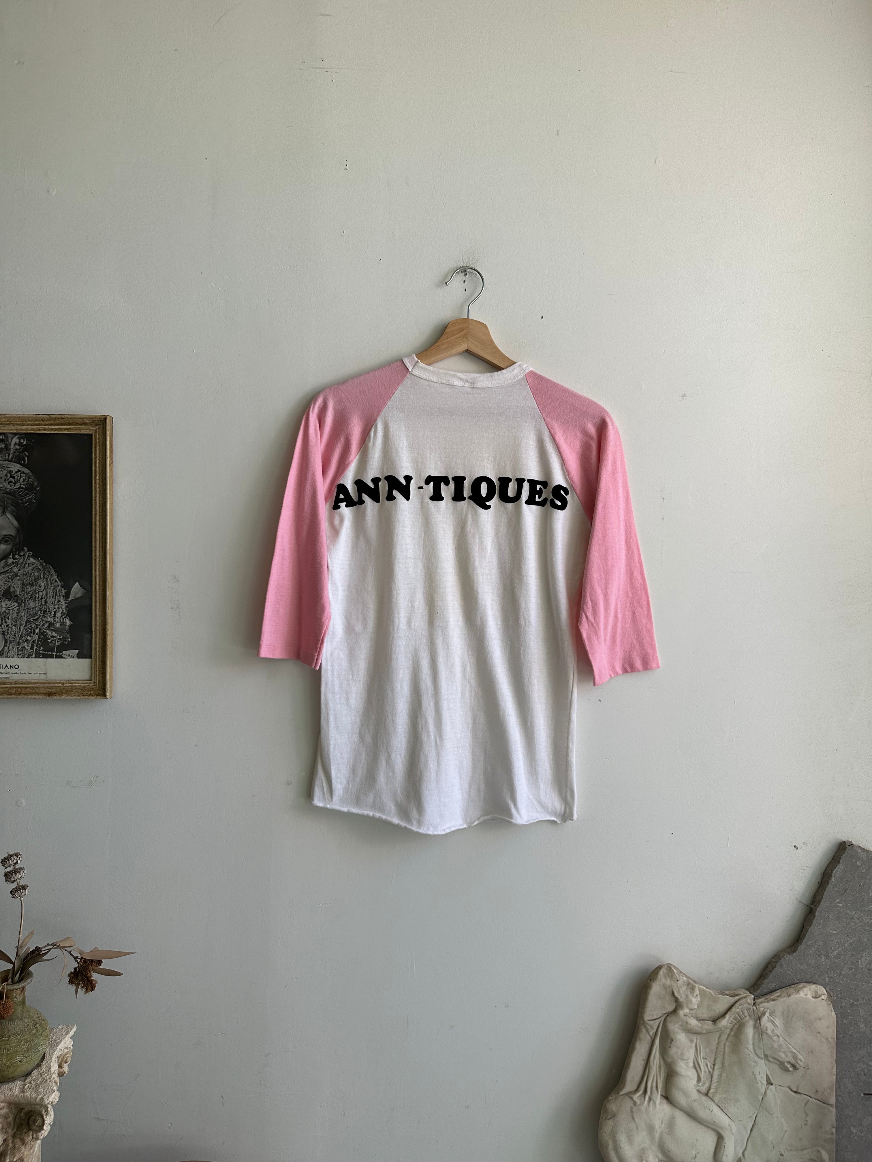 1970s Ann-Tiques Baseball Tee (S/M)