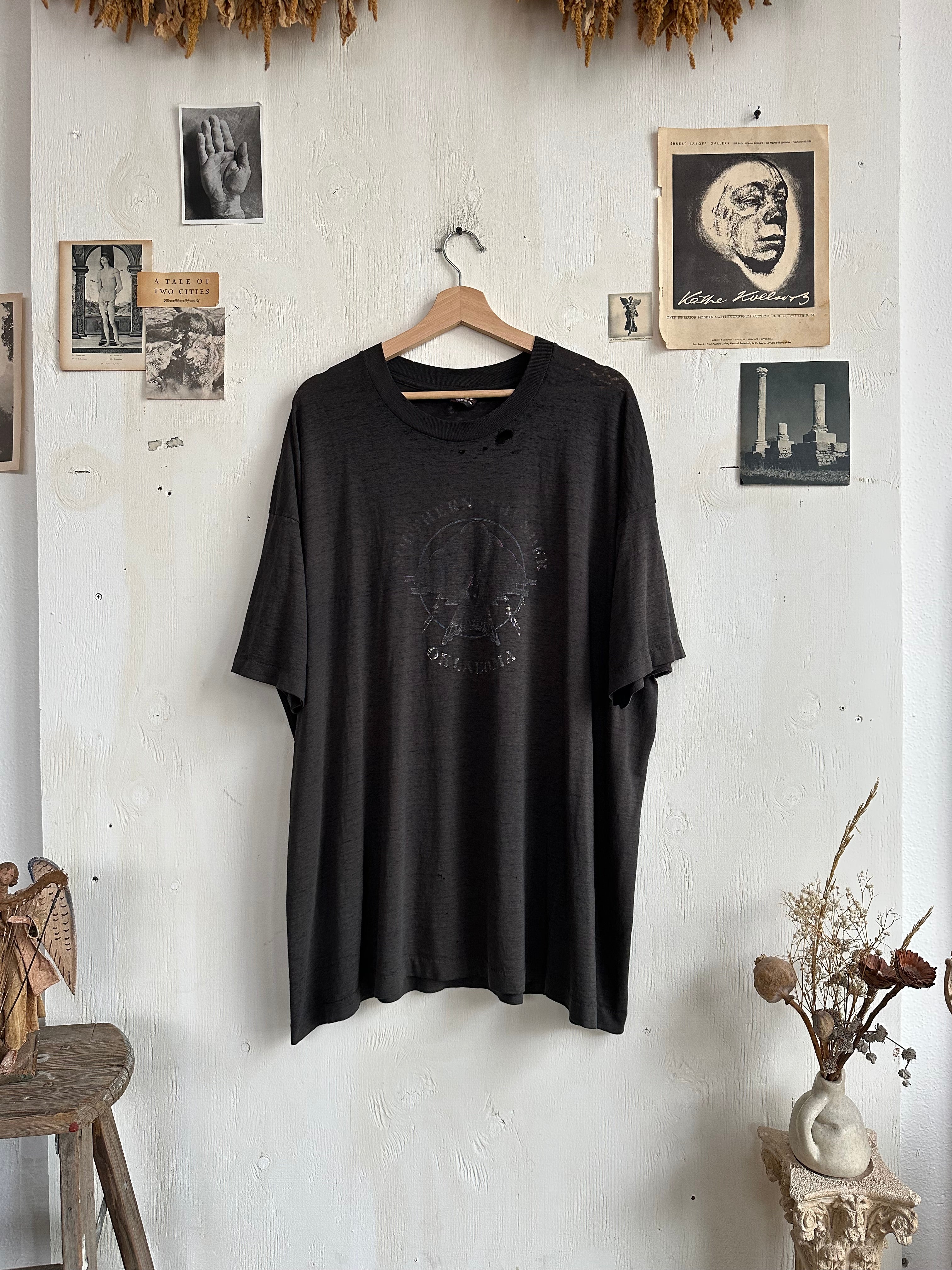 1990s Faded Southern Thunder T-Shirt (XXL)