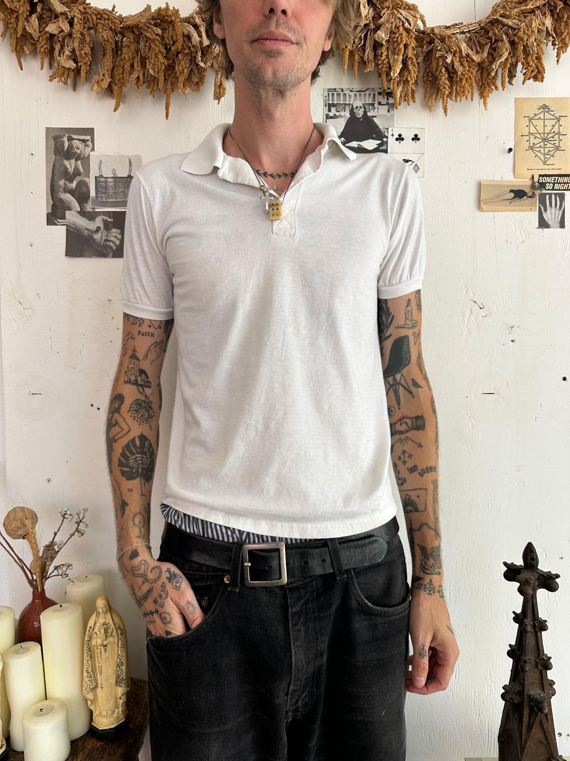1970s White Polo