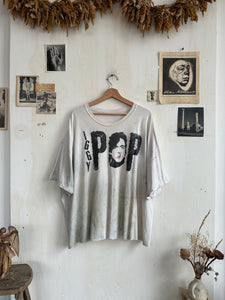 1990s/2000s Thrashed Iggy Pop T-Shirt (Boxy XL/XXL)