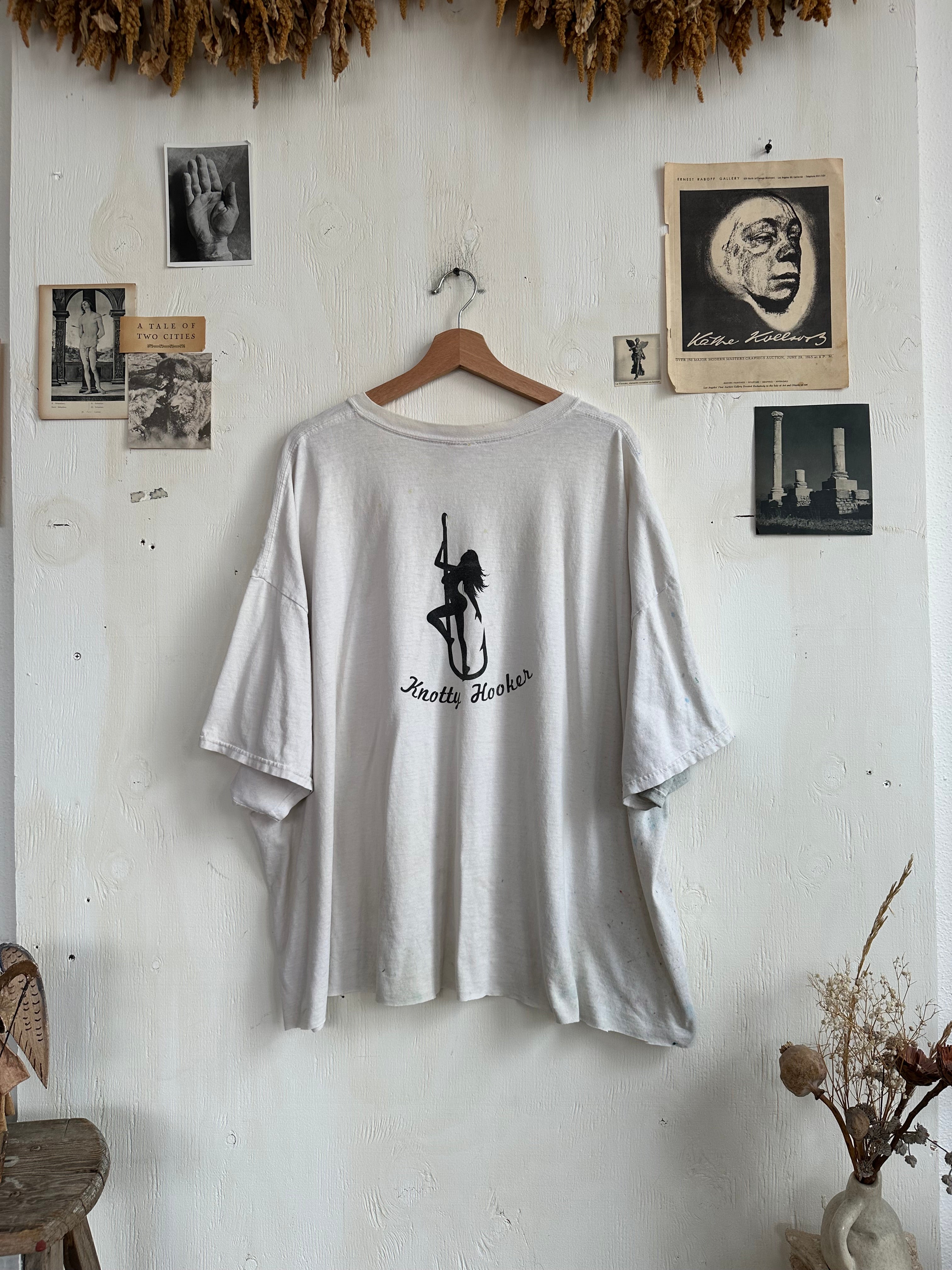 1990s/2000s Thrashed Iggy Pop T-Shirt (Boxy XL/XXL)