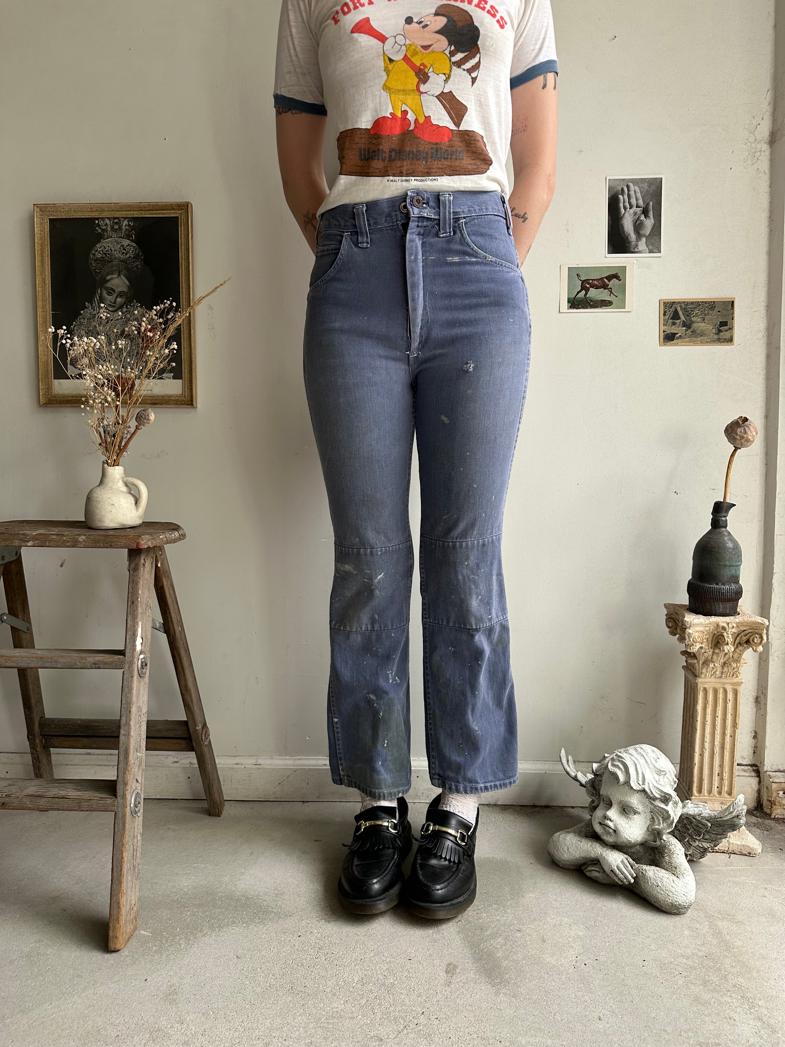 1970s Thrashed Chore Pants (28 x 28)