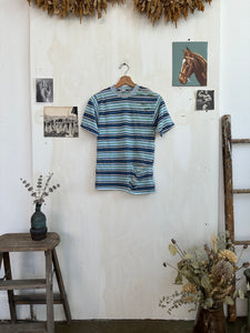 1970s Thrashed Striped Tee (S/M)