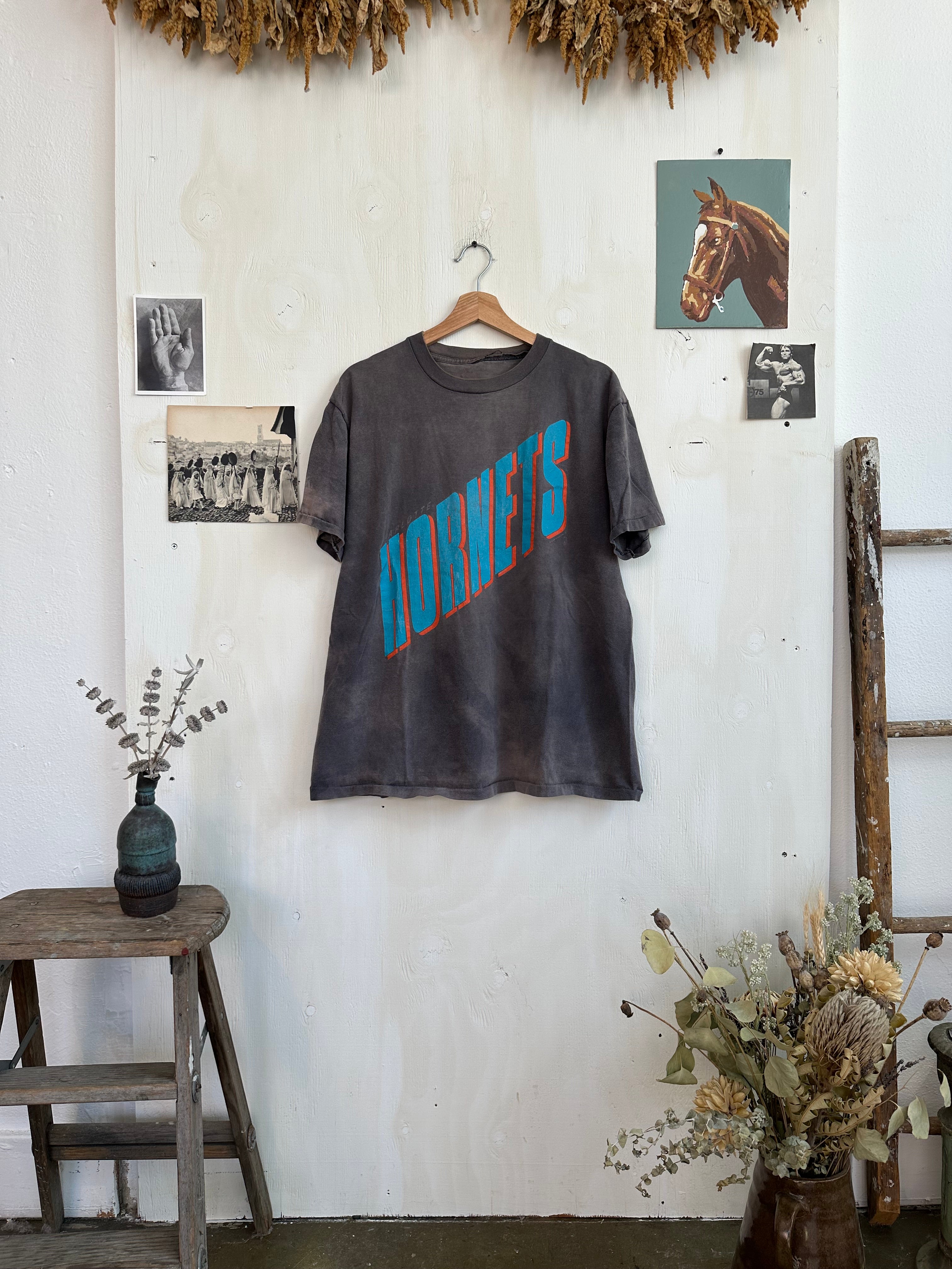 1990s Sun Faded Hornets Tee (L/XL)