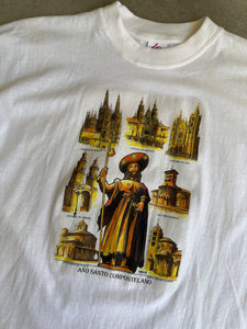 1990s Ano Santo Compostelano T-Shirt (XL)