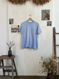 1980s Light Blue Pocket Tee (M)