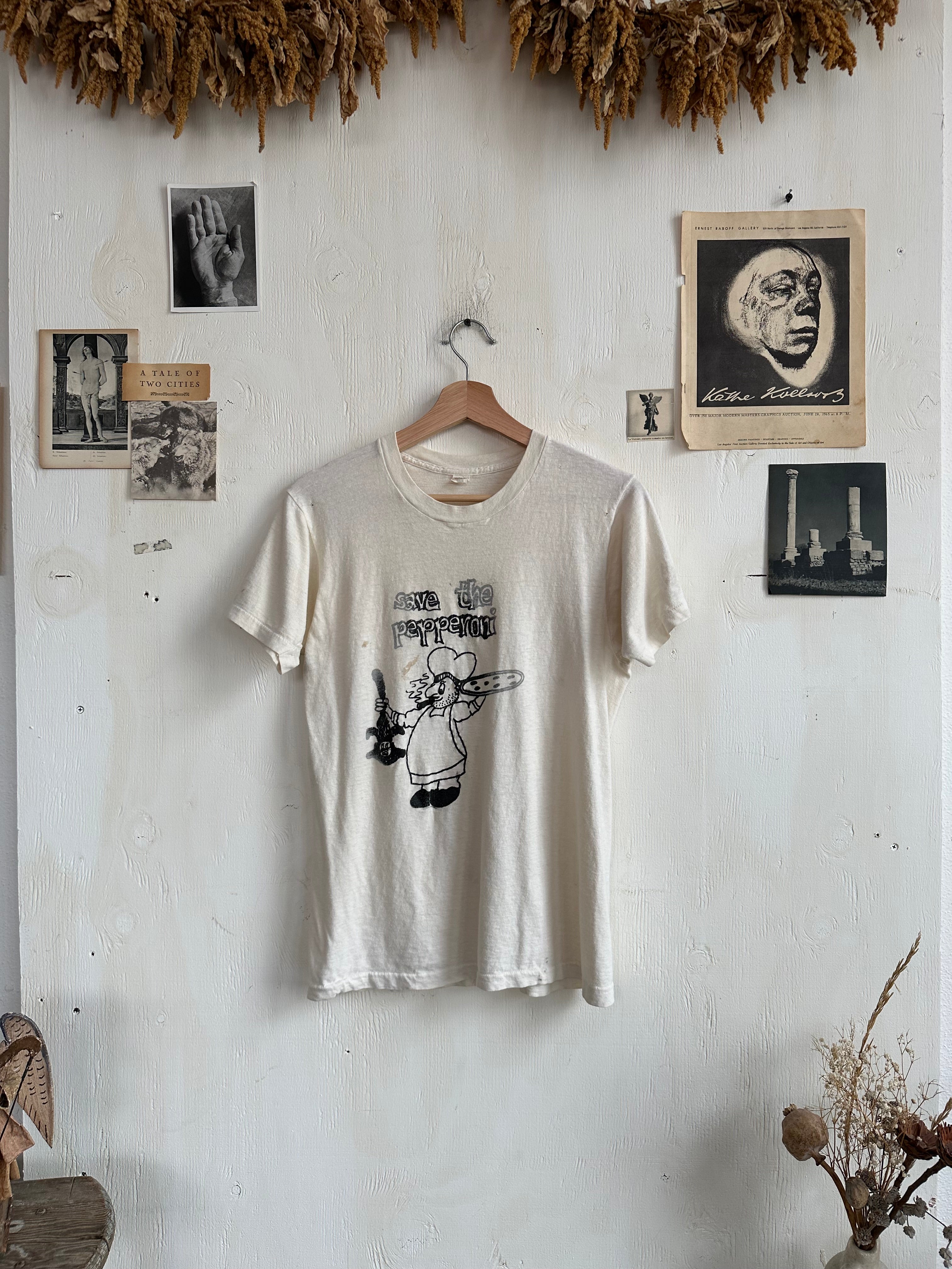 1970s Save The Pepperoni Tee (M)