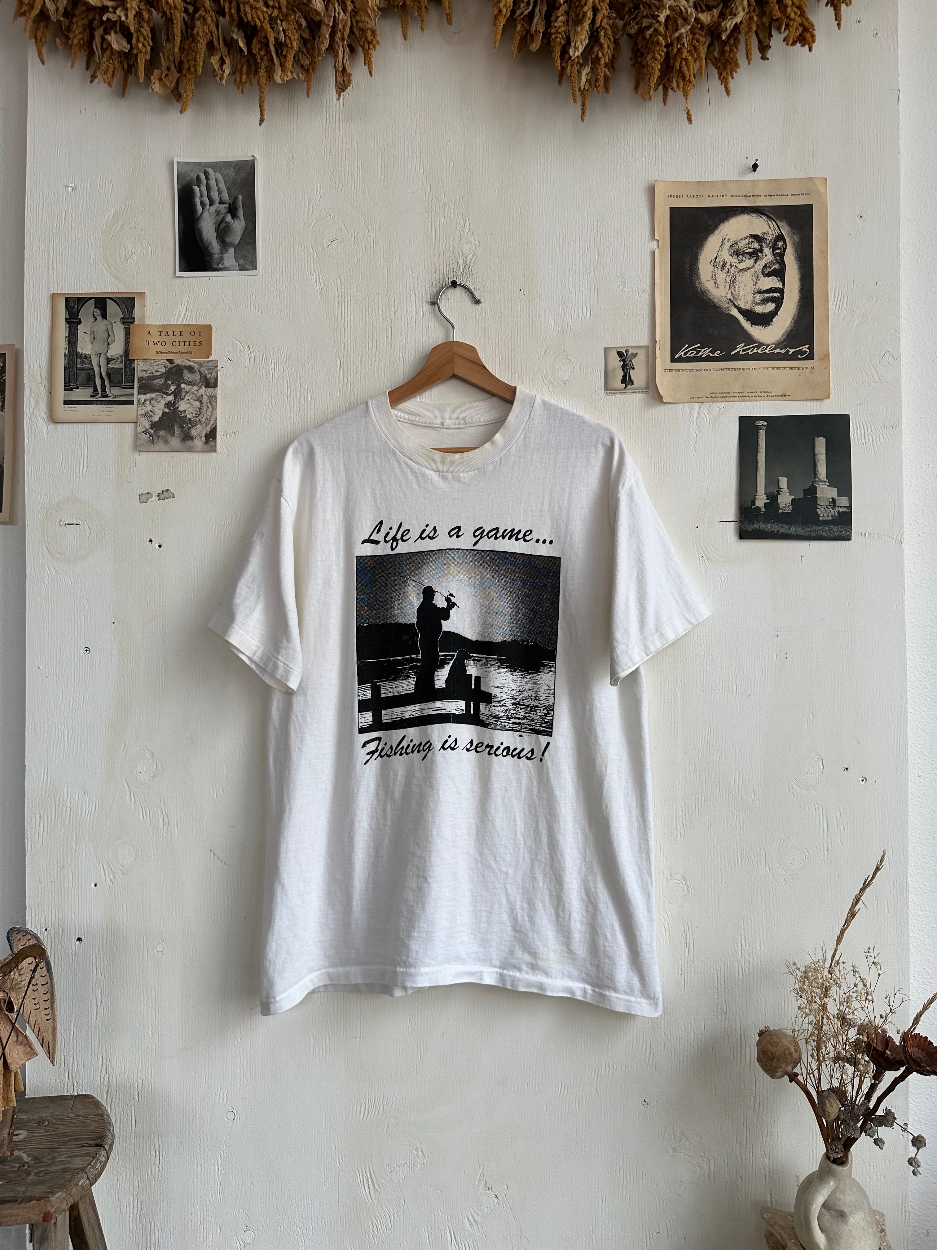 1990s Fishing Is Serious Tee (XL)