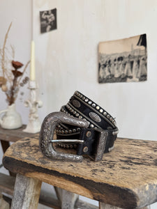 Vintage Heavy Studded Western Belt (30" - 34")