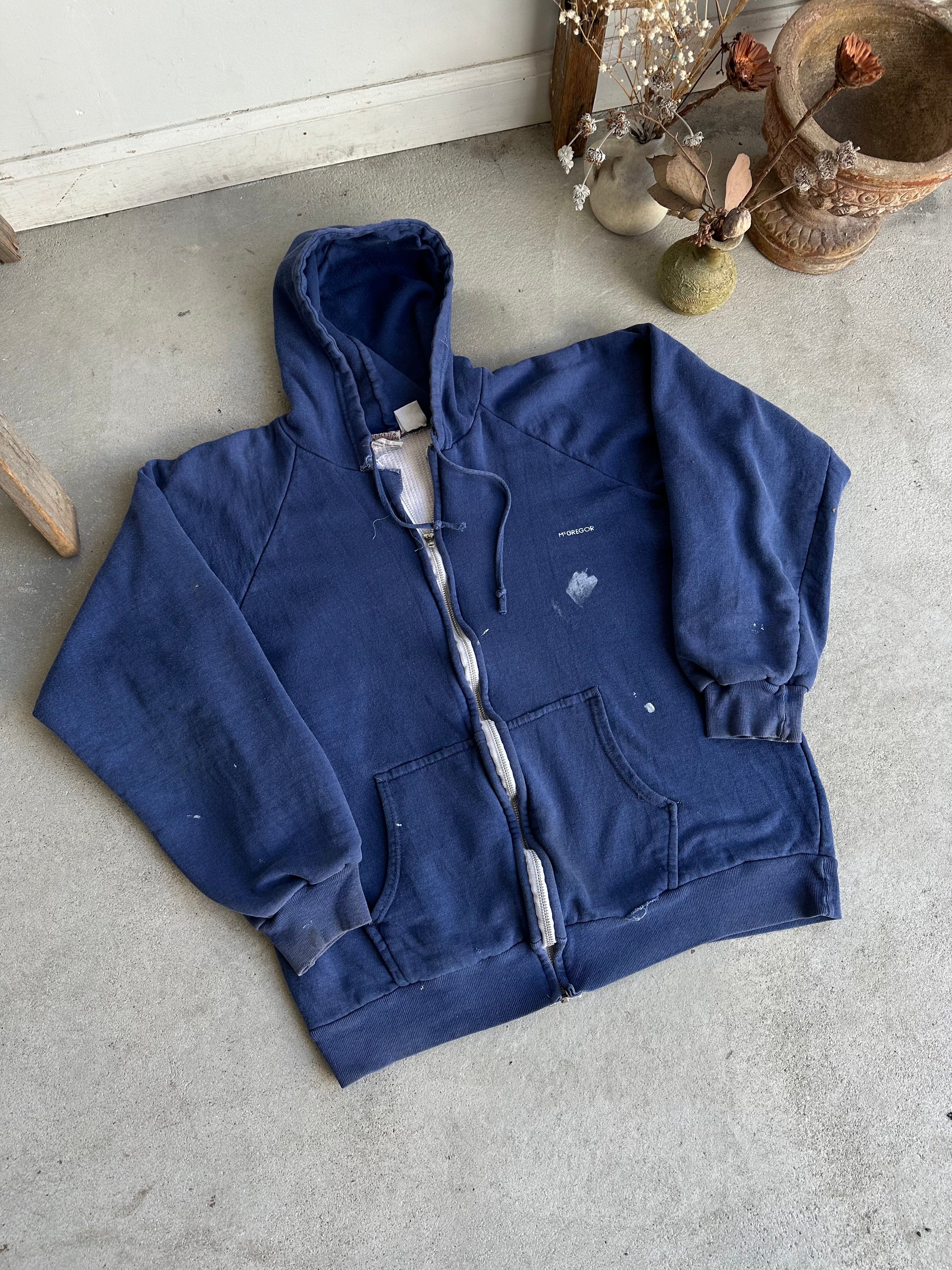 1970s Thrashed McGregor Thermal Hoodie (L)