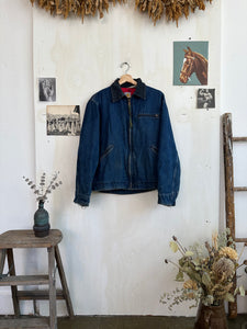 1980s Lined Carhartt Denim Work Jacket (Boxy M)