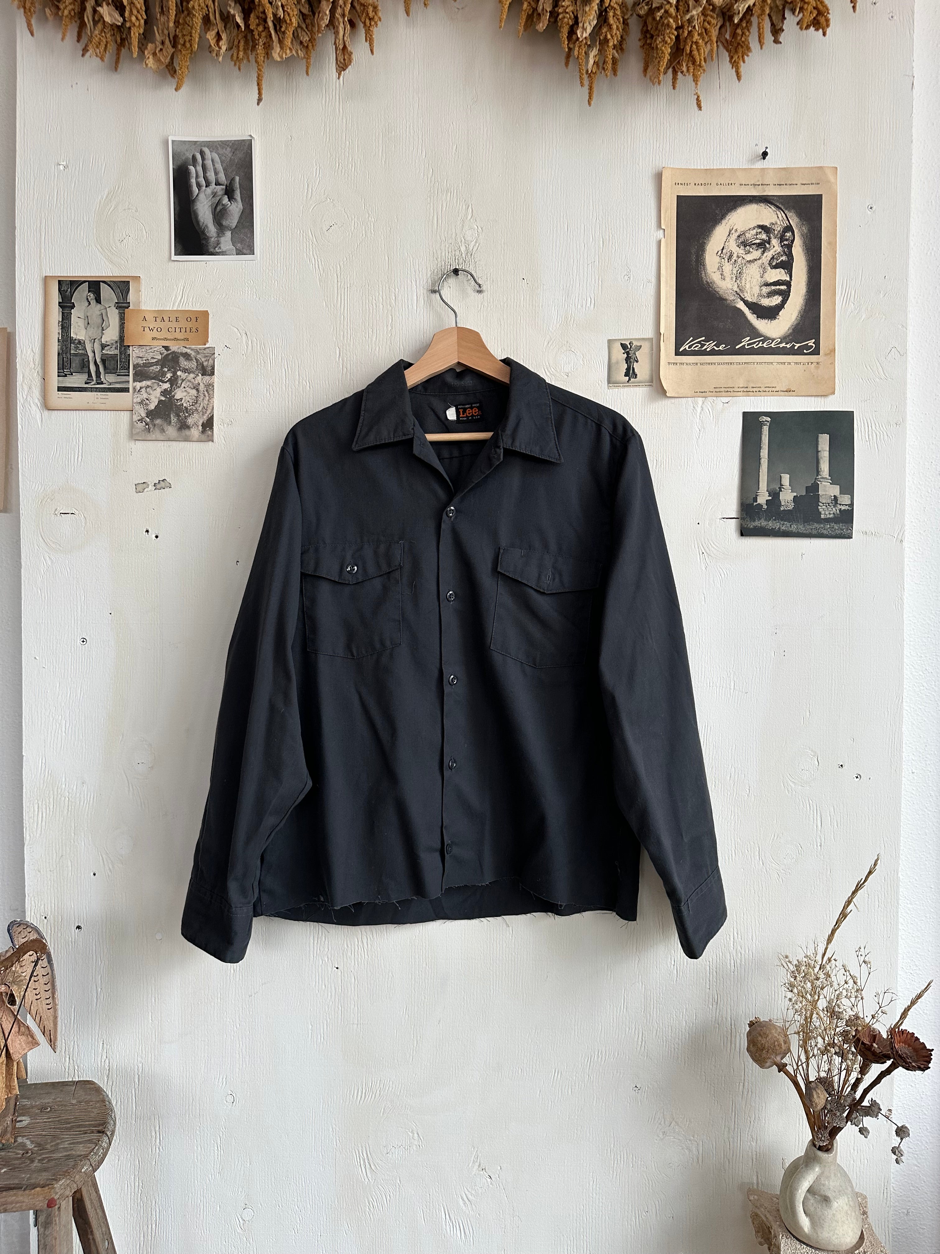 1980s Chopped Lee Work-Shirt (Boxy M)