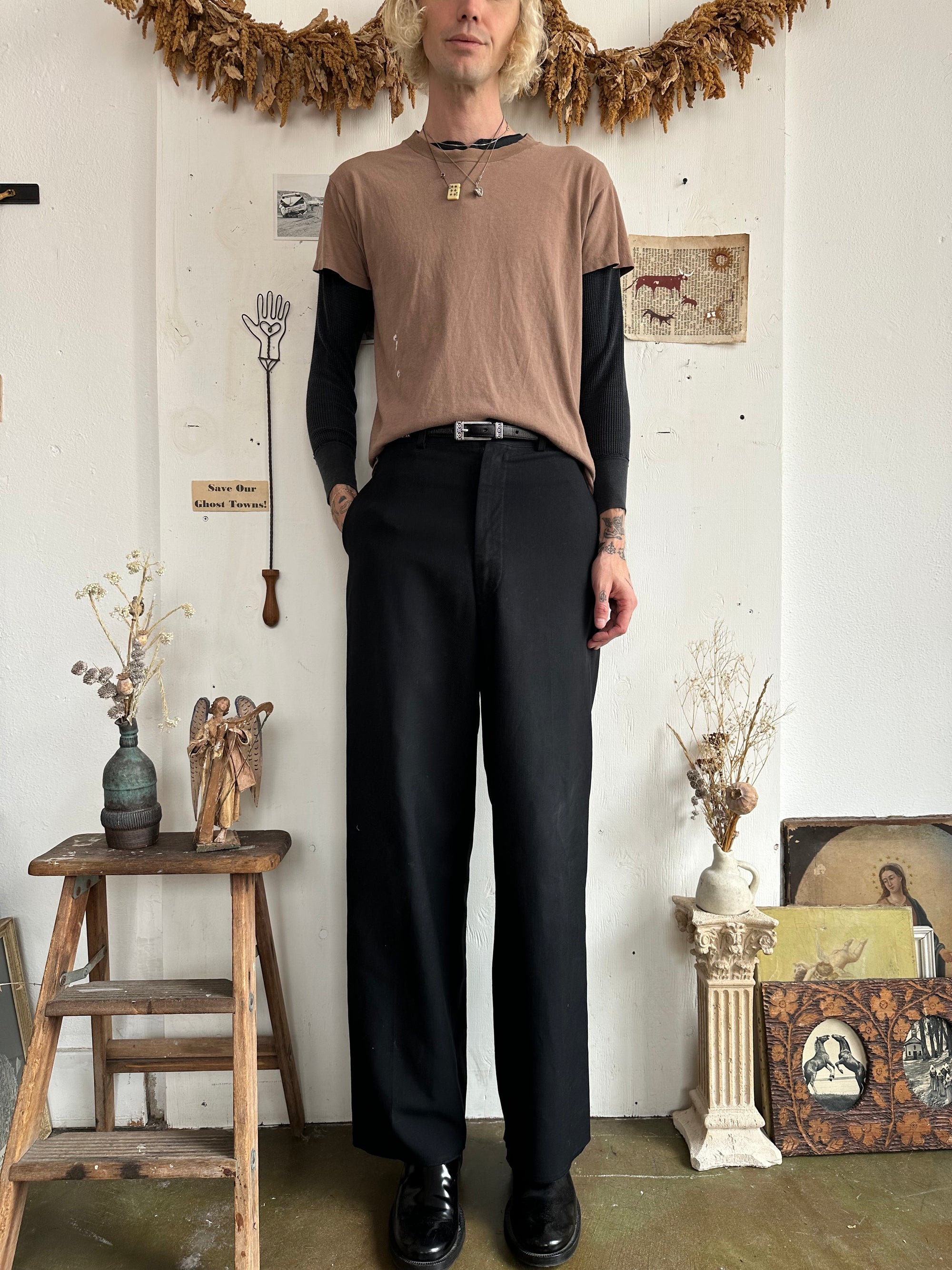 1980s Thrashed Brown Blank