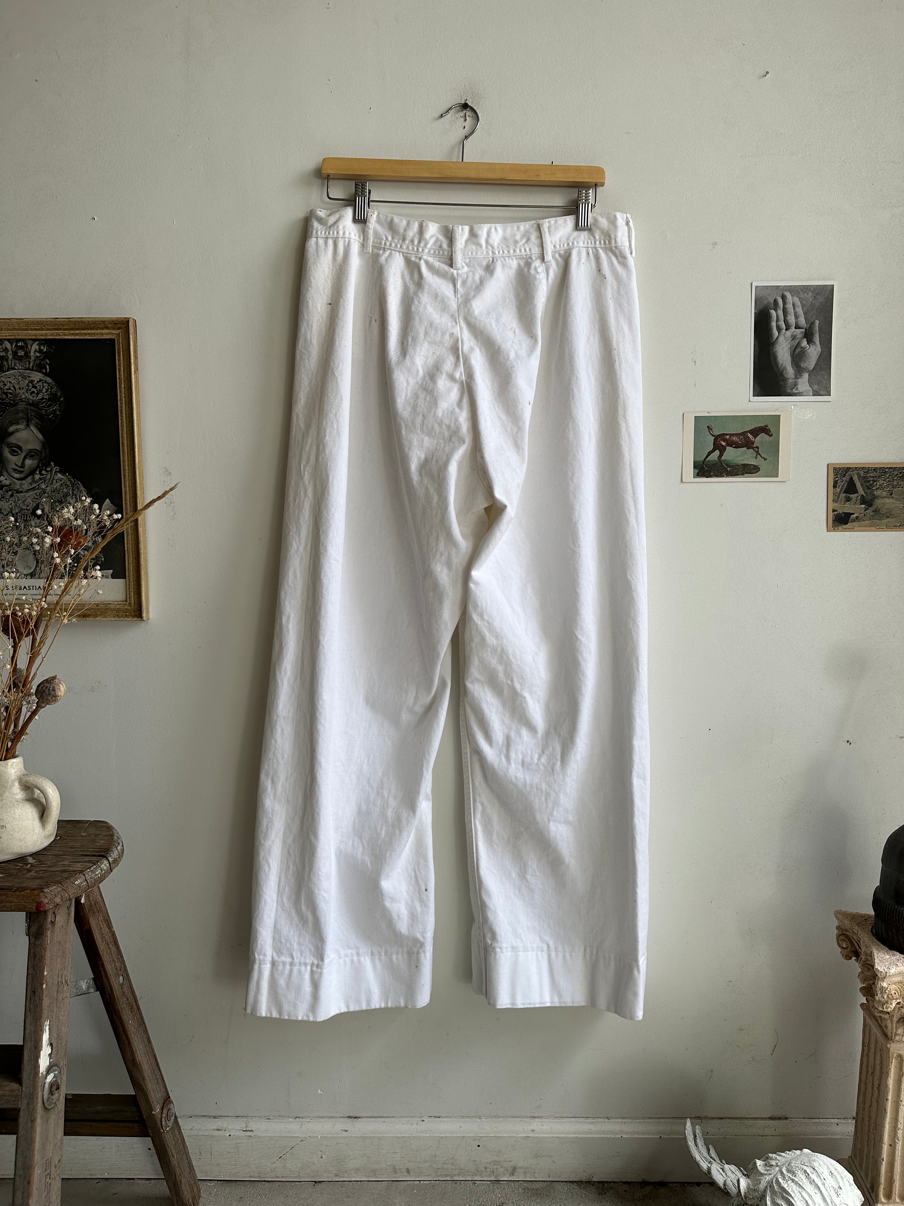 1940s/1950s Well-Worn U.S.N. Pants (34 x 30)