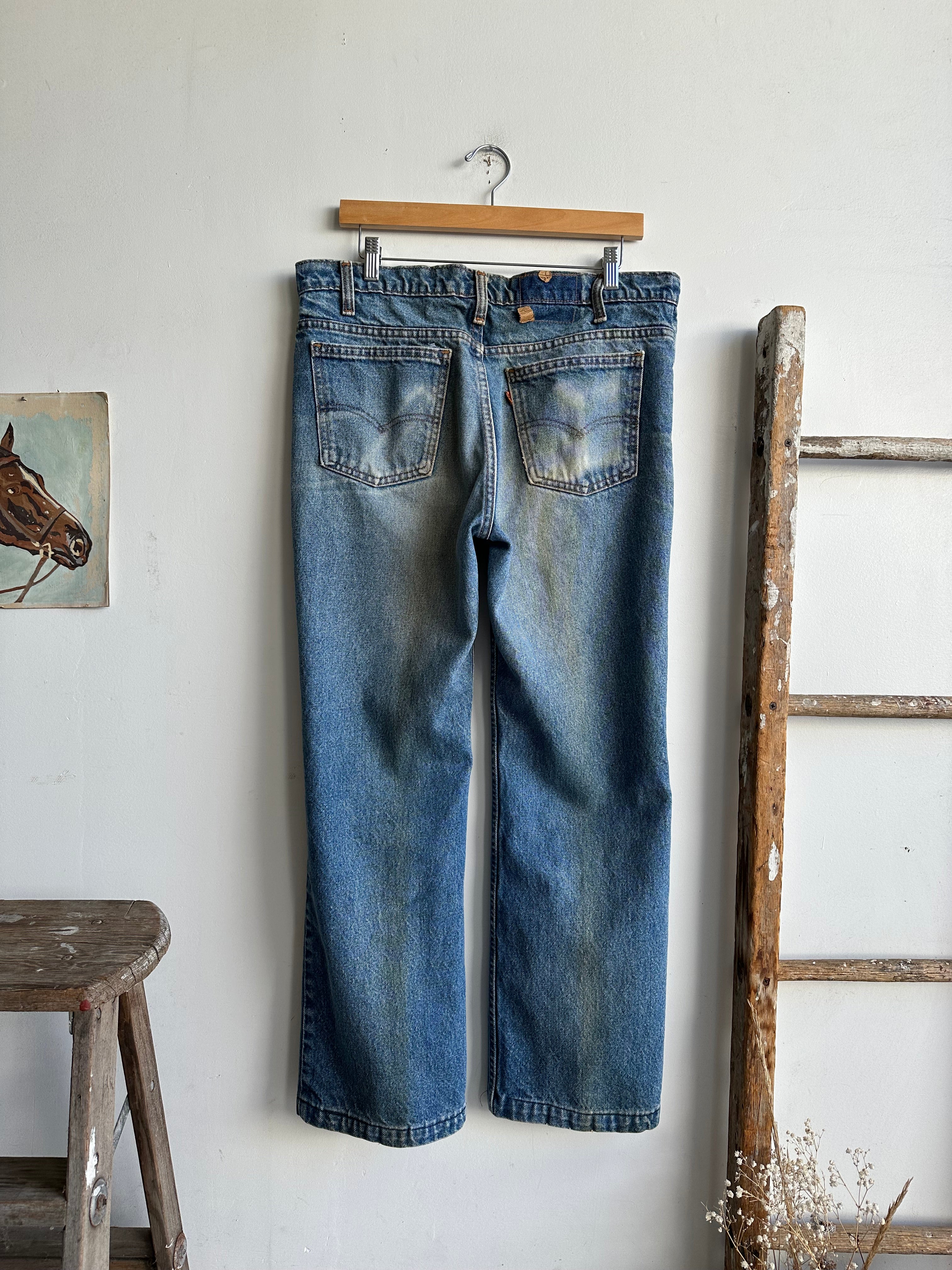 1980s Faded Levi’s Orange Tabs (34 x 28)