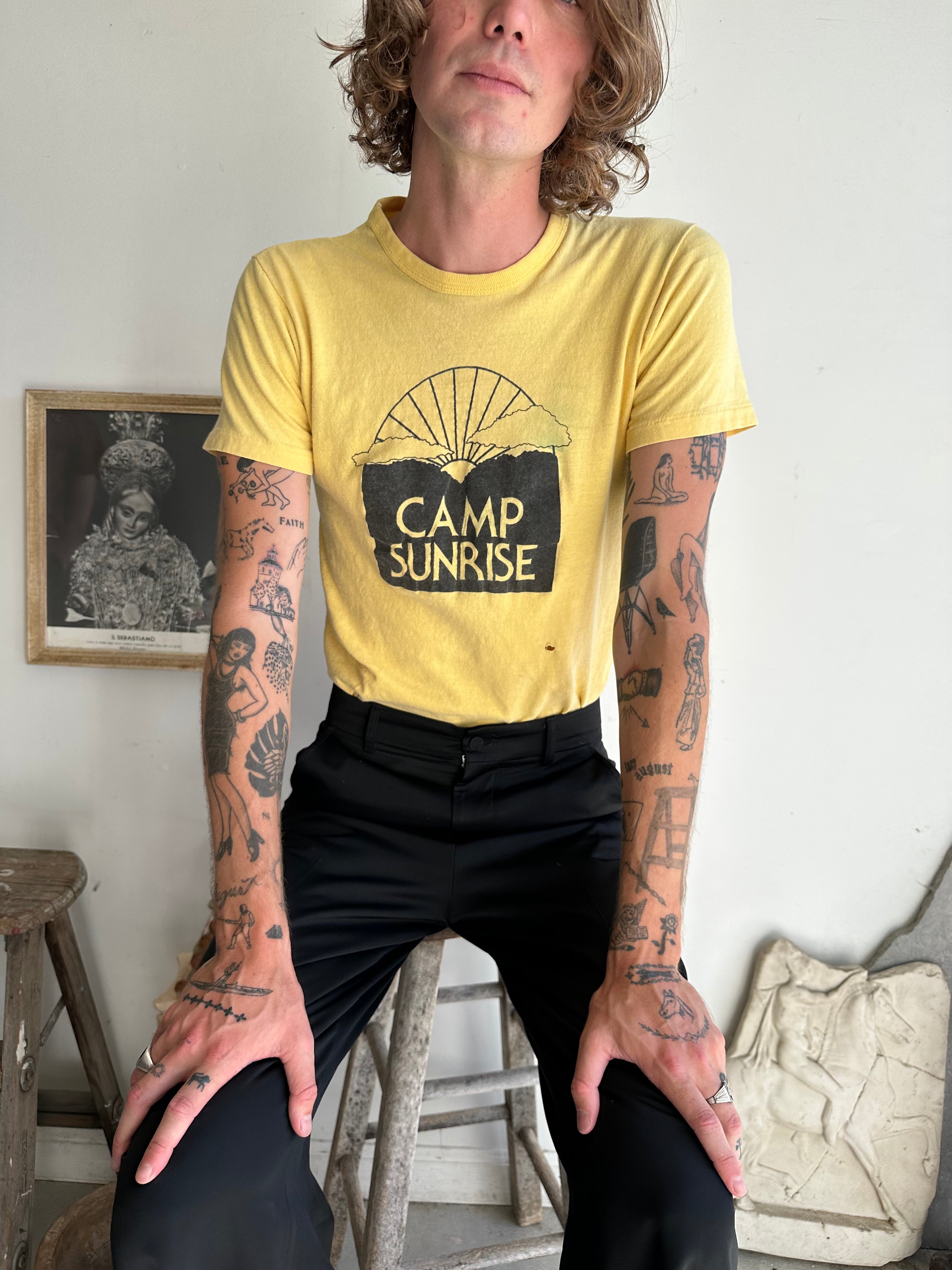 1970s Camp Sunrise Tee (S/M)