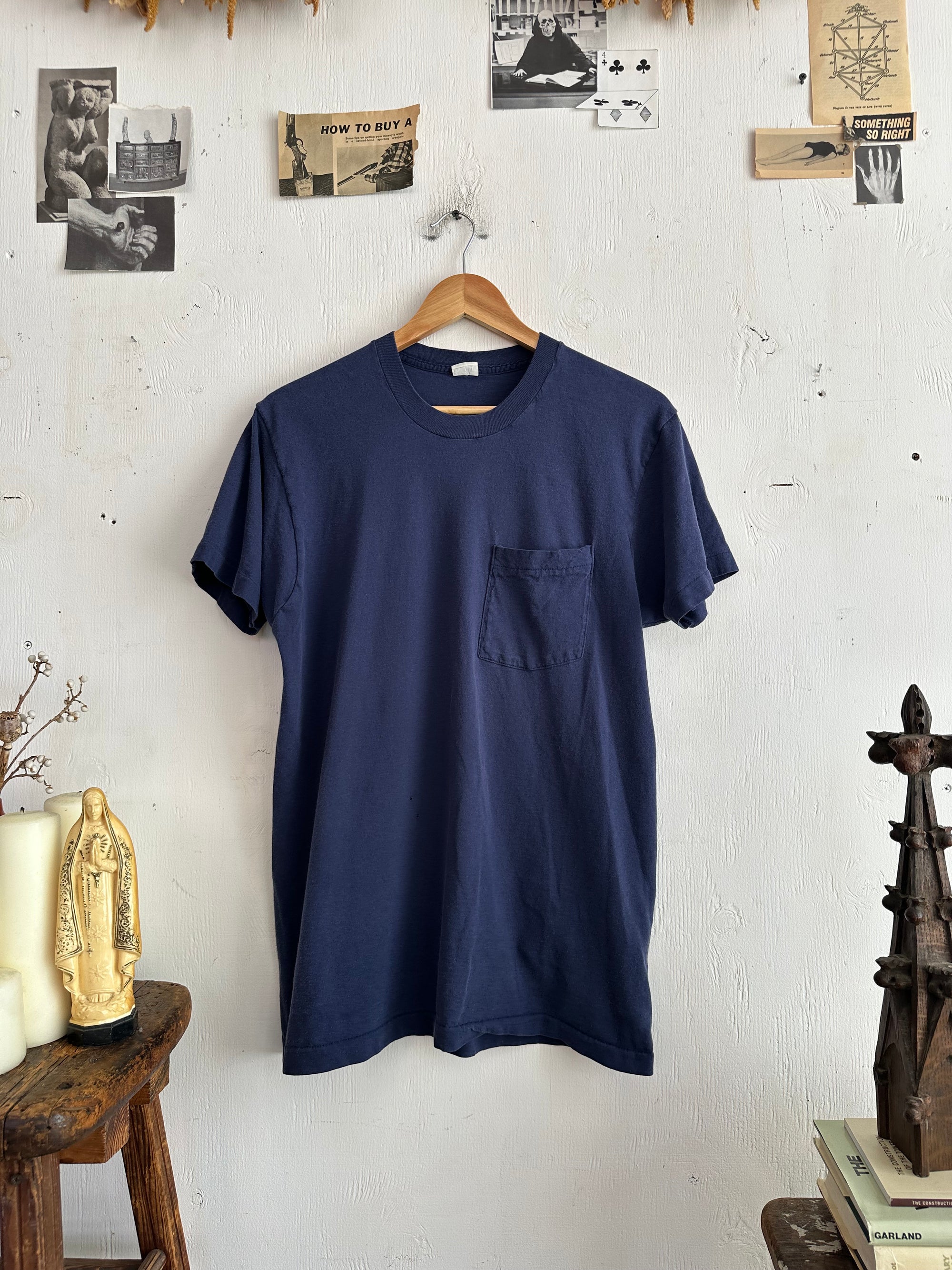 1990s Navy Pocket Tee