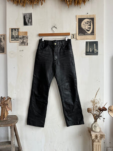 1980s Wilson Straight Leg Leather Pants (30/28)