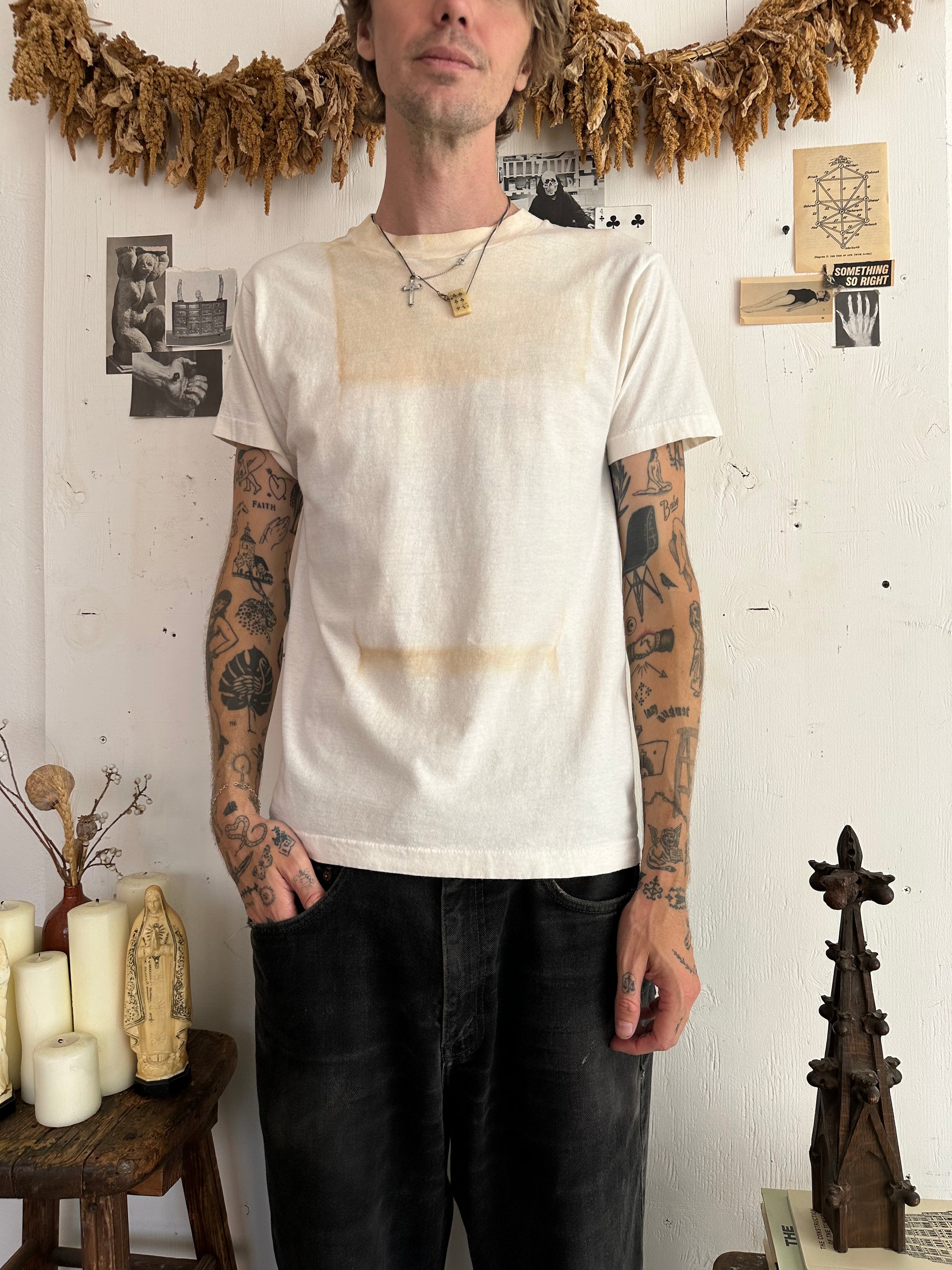 1990s Discolored White Tee