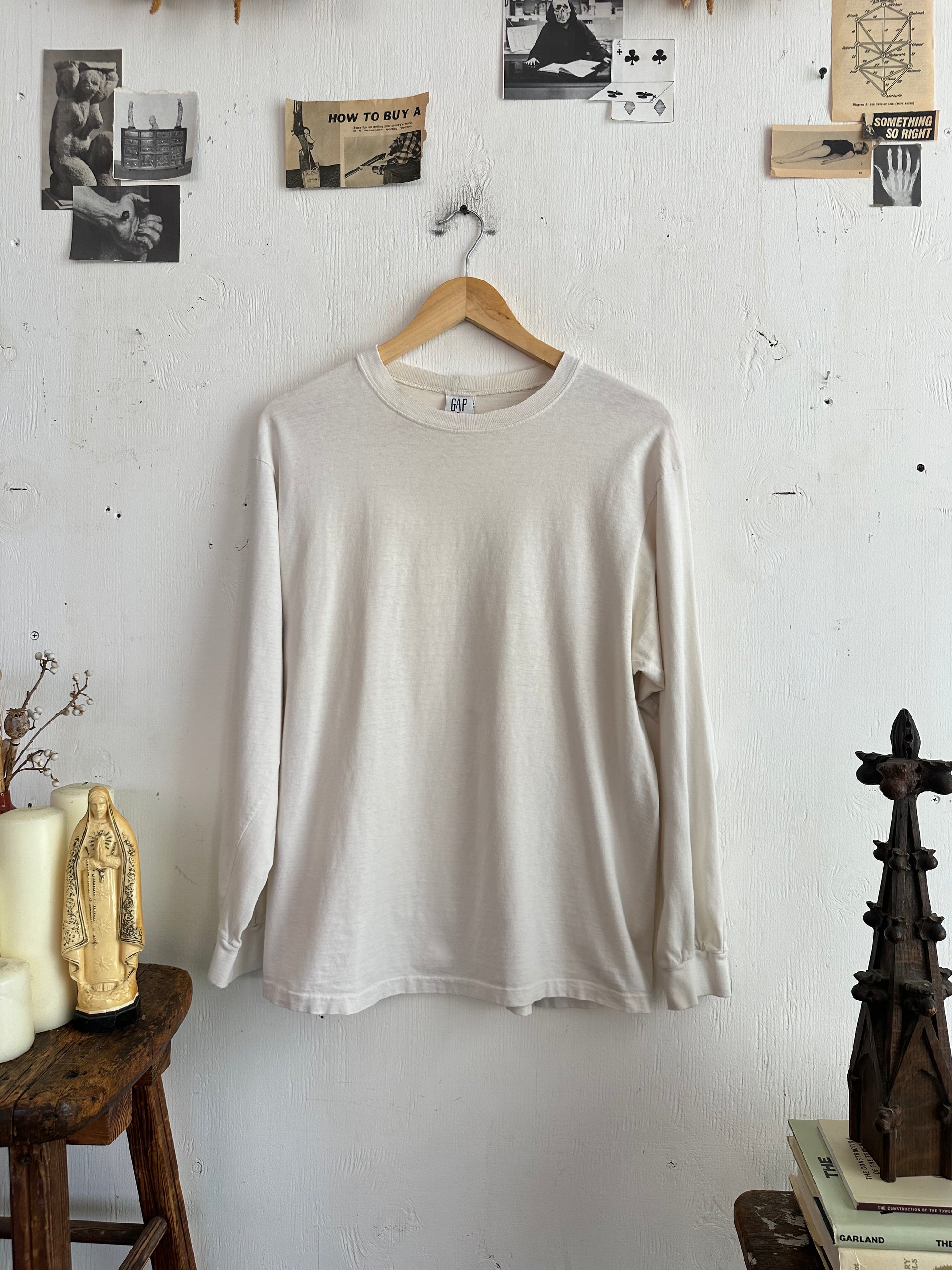 1990s White GAP Long Sleeve