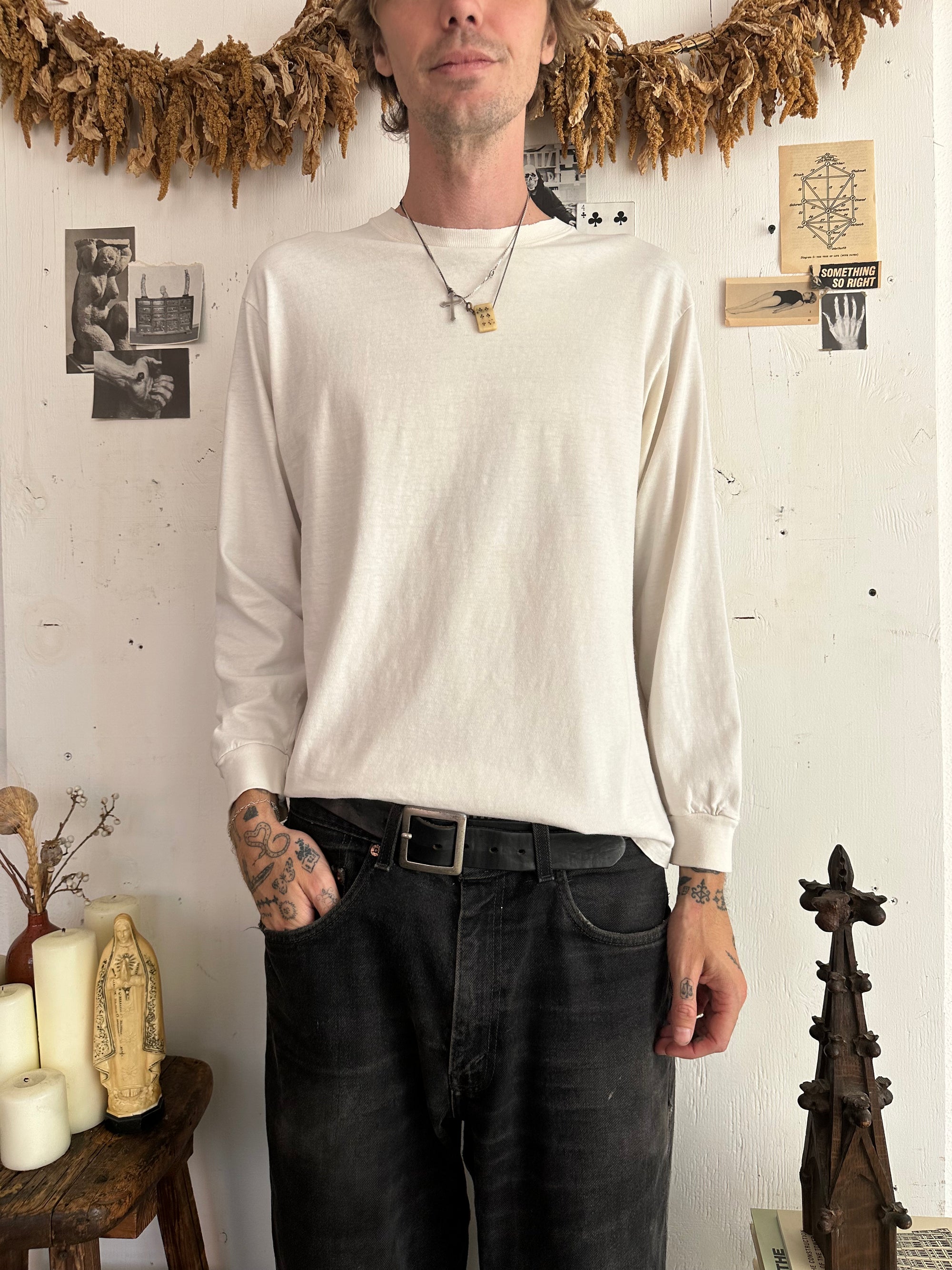 1990s White GAP Long Sleeve