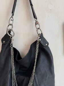 Vintage Made in Italy Hobo Bag w/ Chain