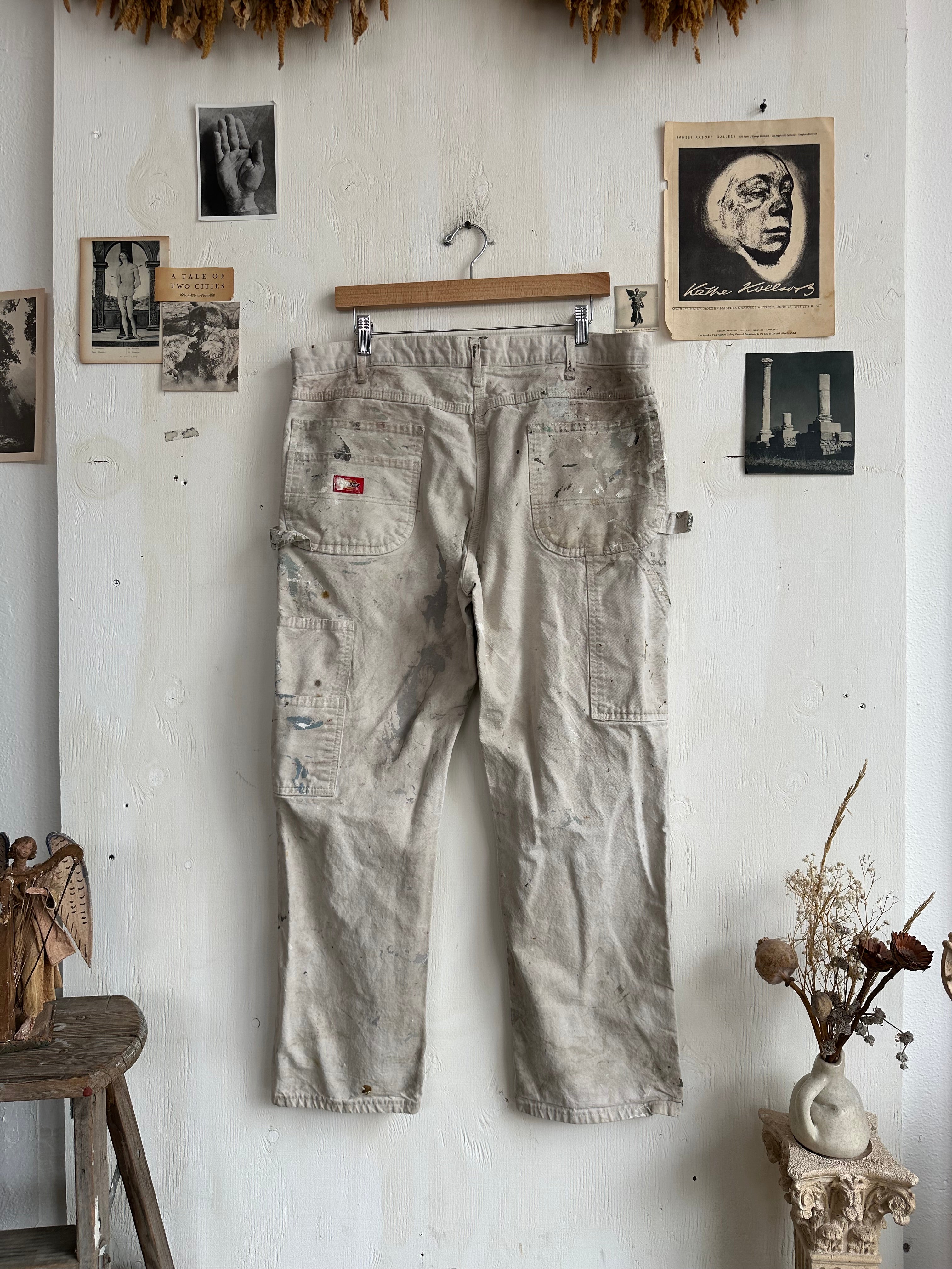 1990s Thrashed Dickies Painters Pants (38/28)