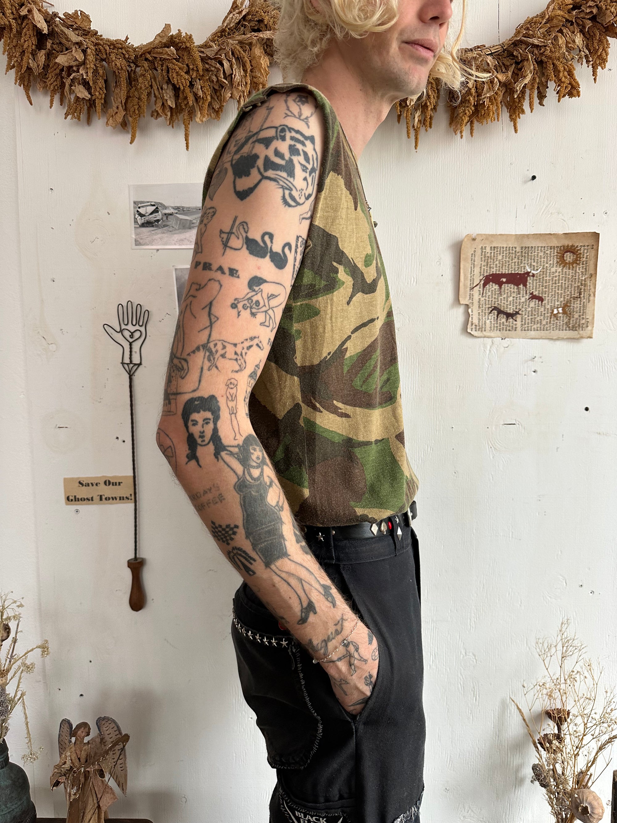 1980s Camo Muscle Tee