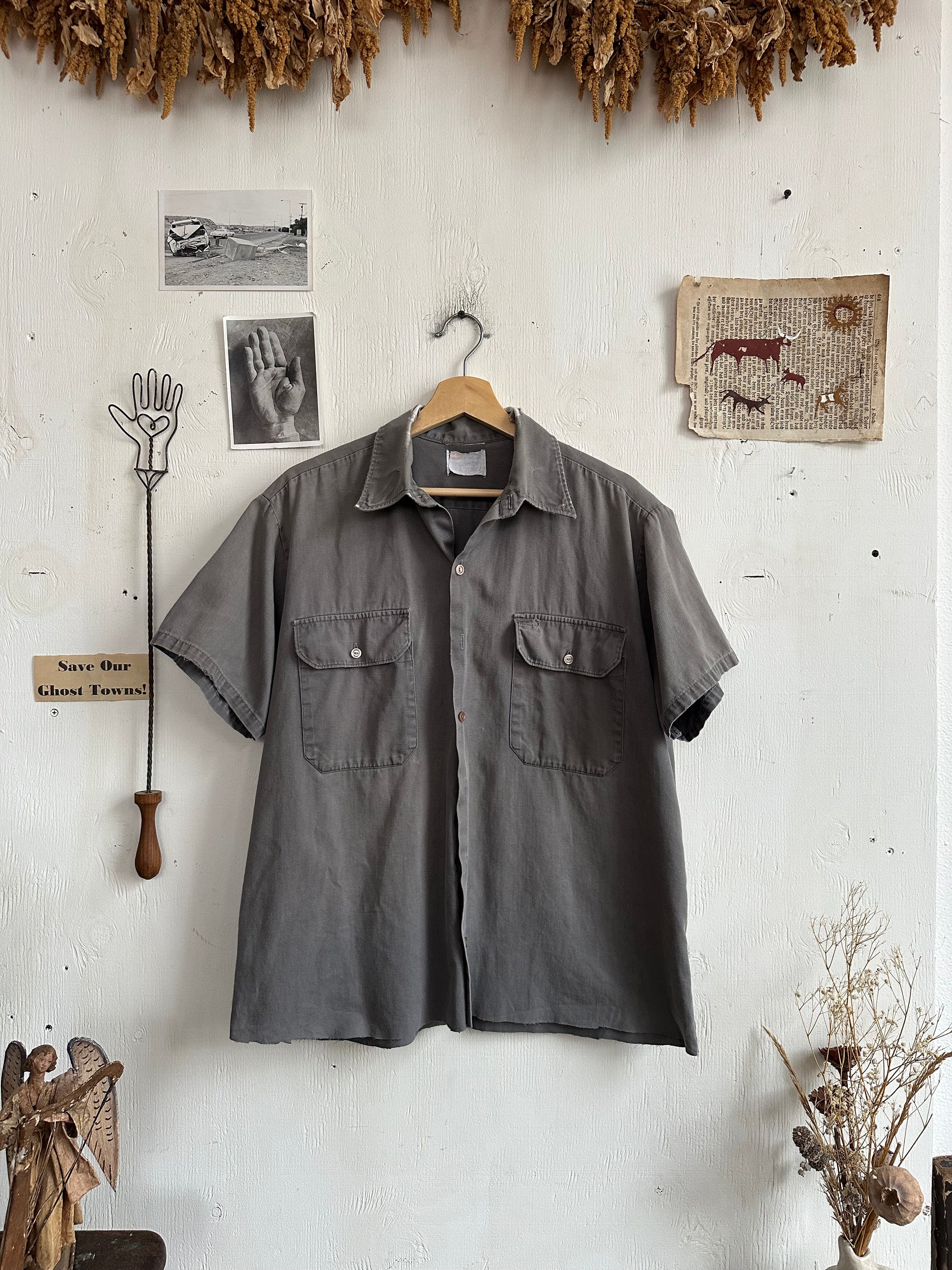 1970s Heavy Cotton Twill Work Shirt