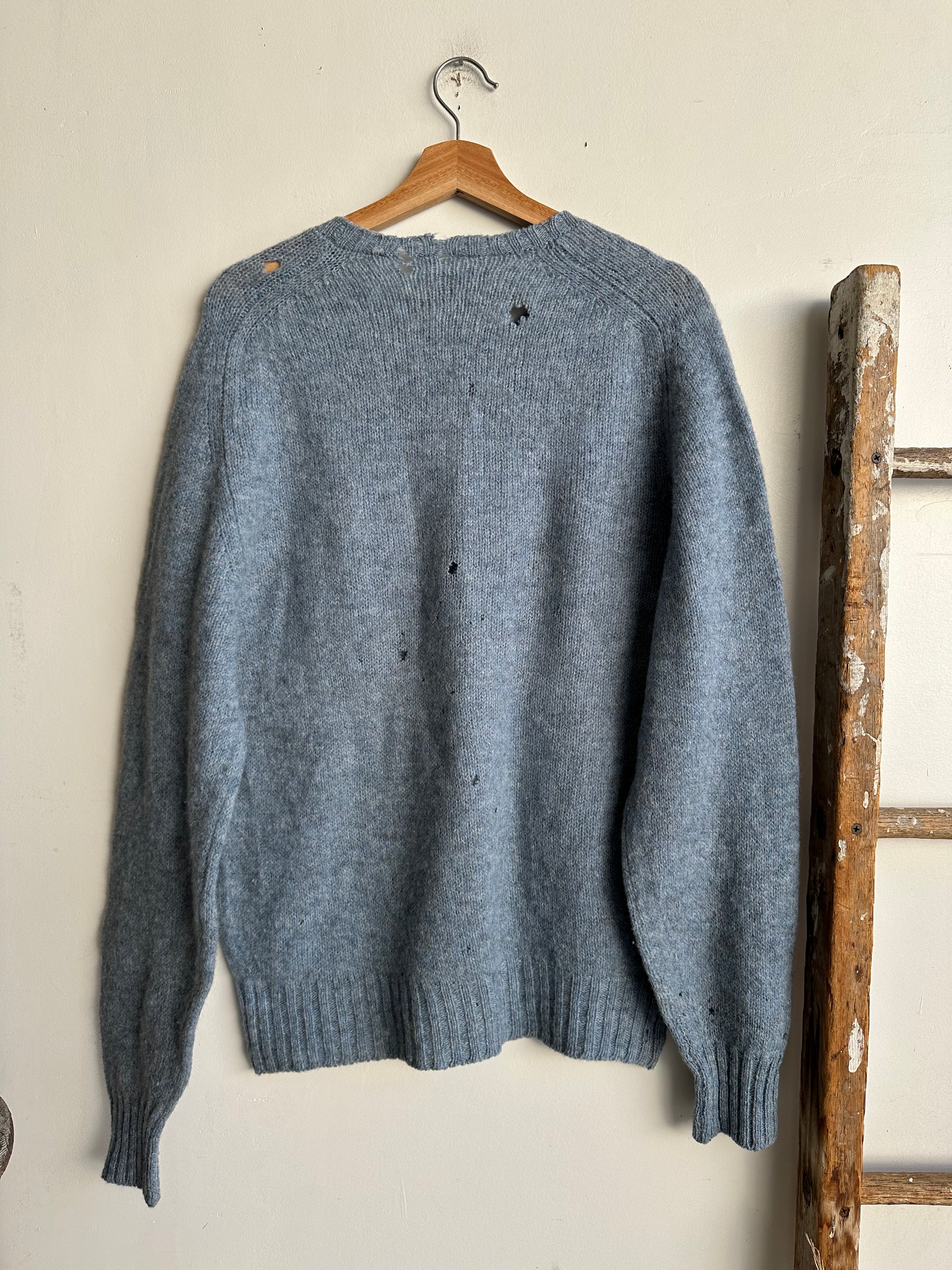 1960s Slate Blue Knit (L)