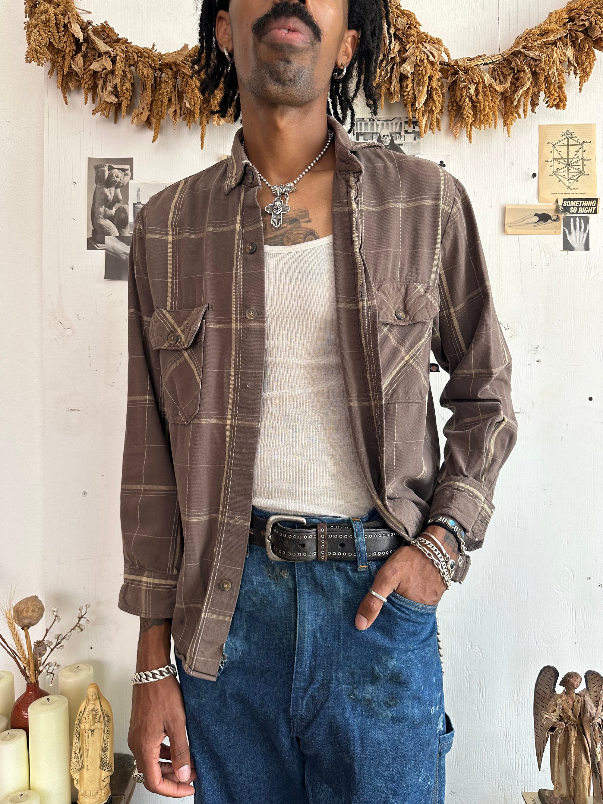 1990s Dickies Flannel Shirt