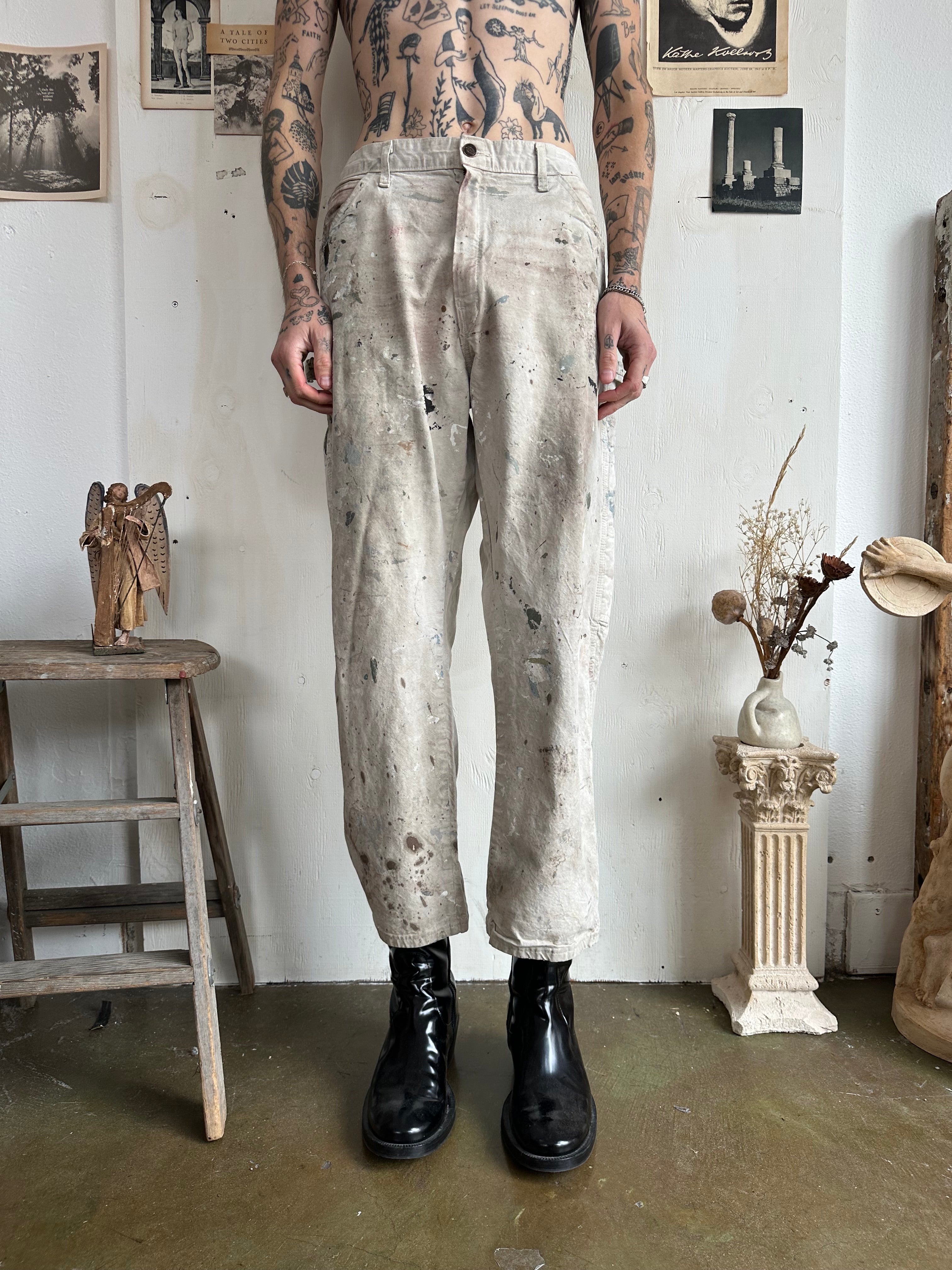 1990s Thrashed Dickies Painters Pants (38/28)