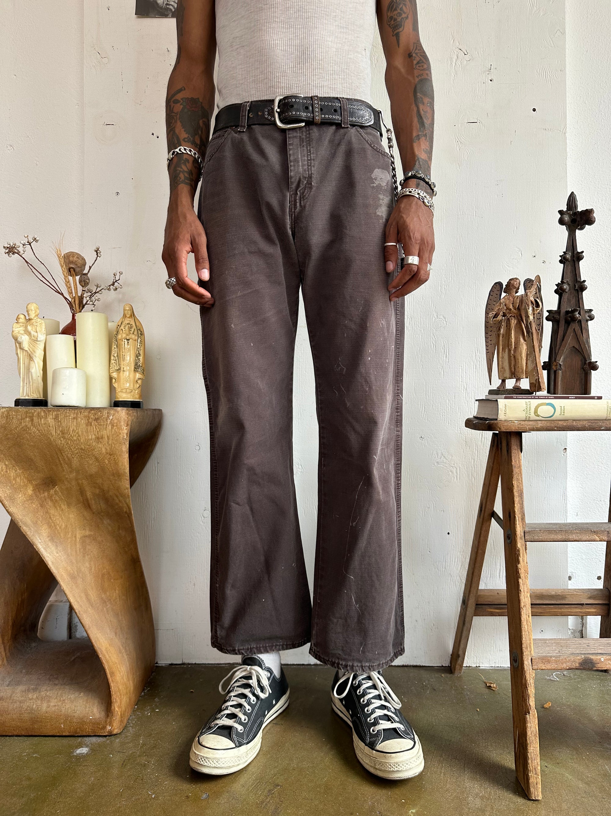 2000s Well Worn Faded Straight Dickies