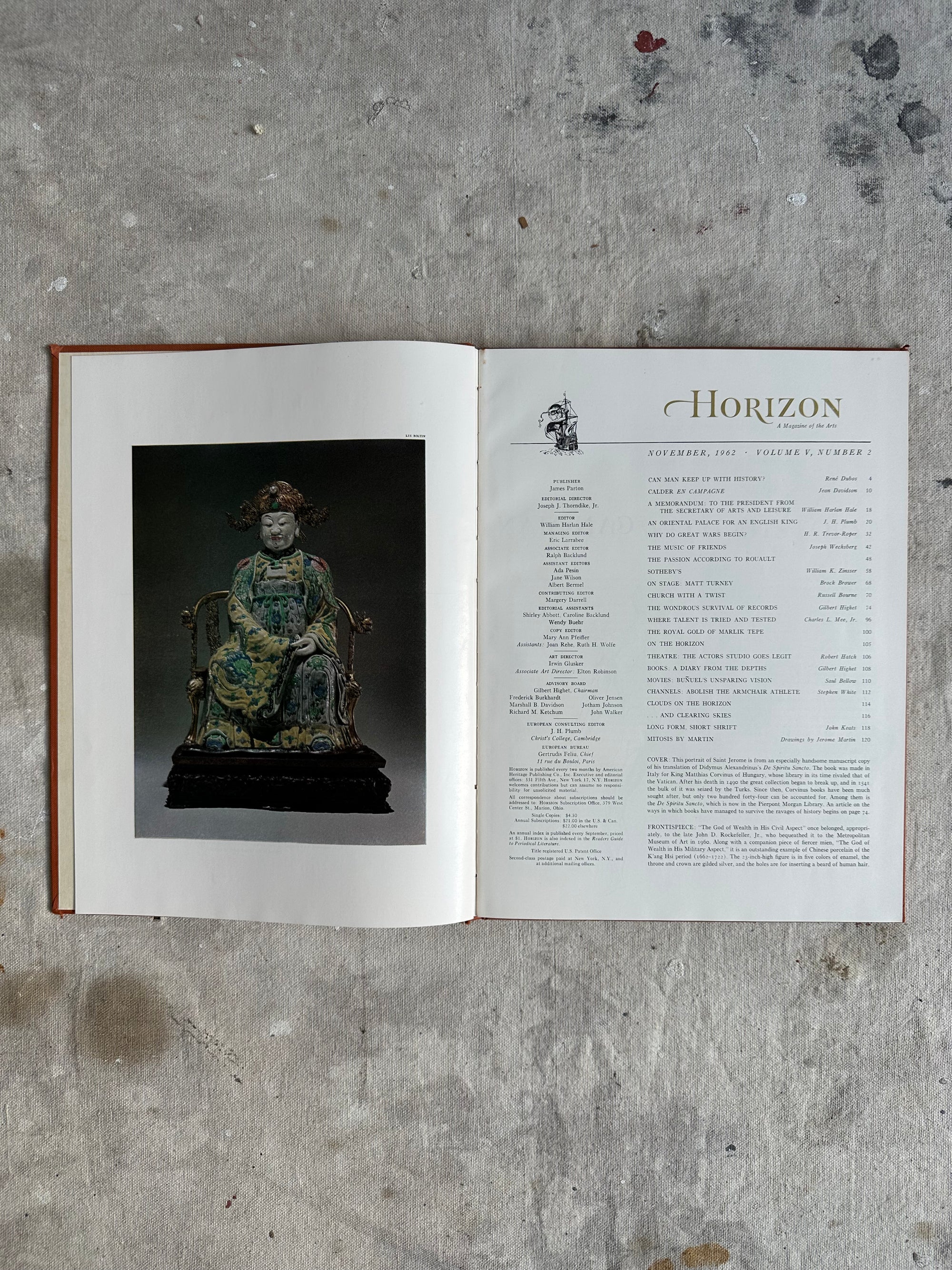 Horizon Magazine Issue November 1962