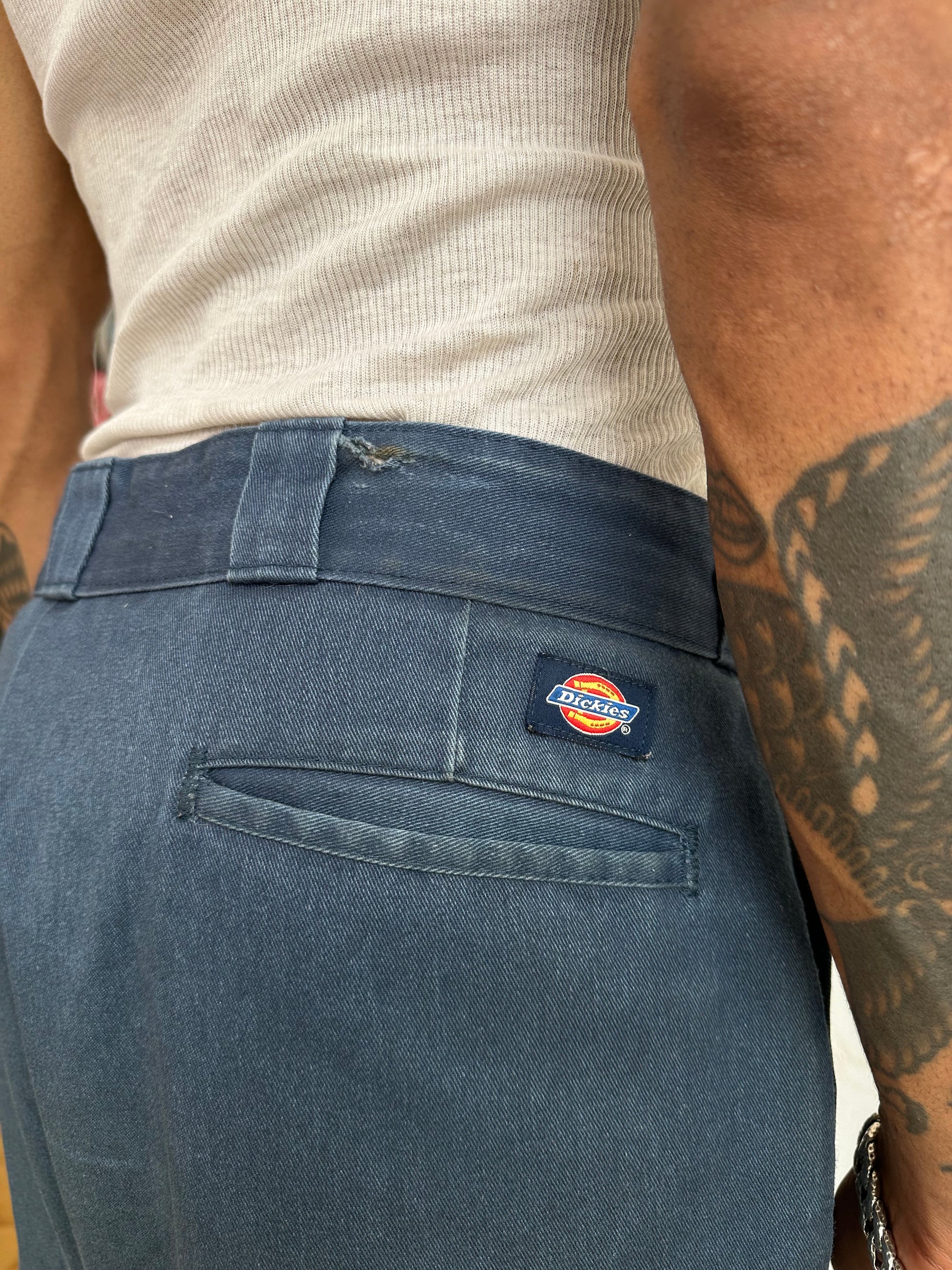 1990s Well Worn Faded Blue Dickies