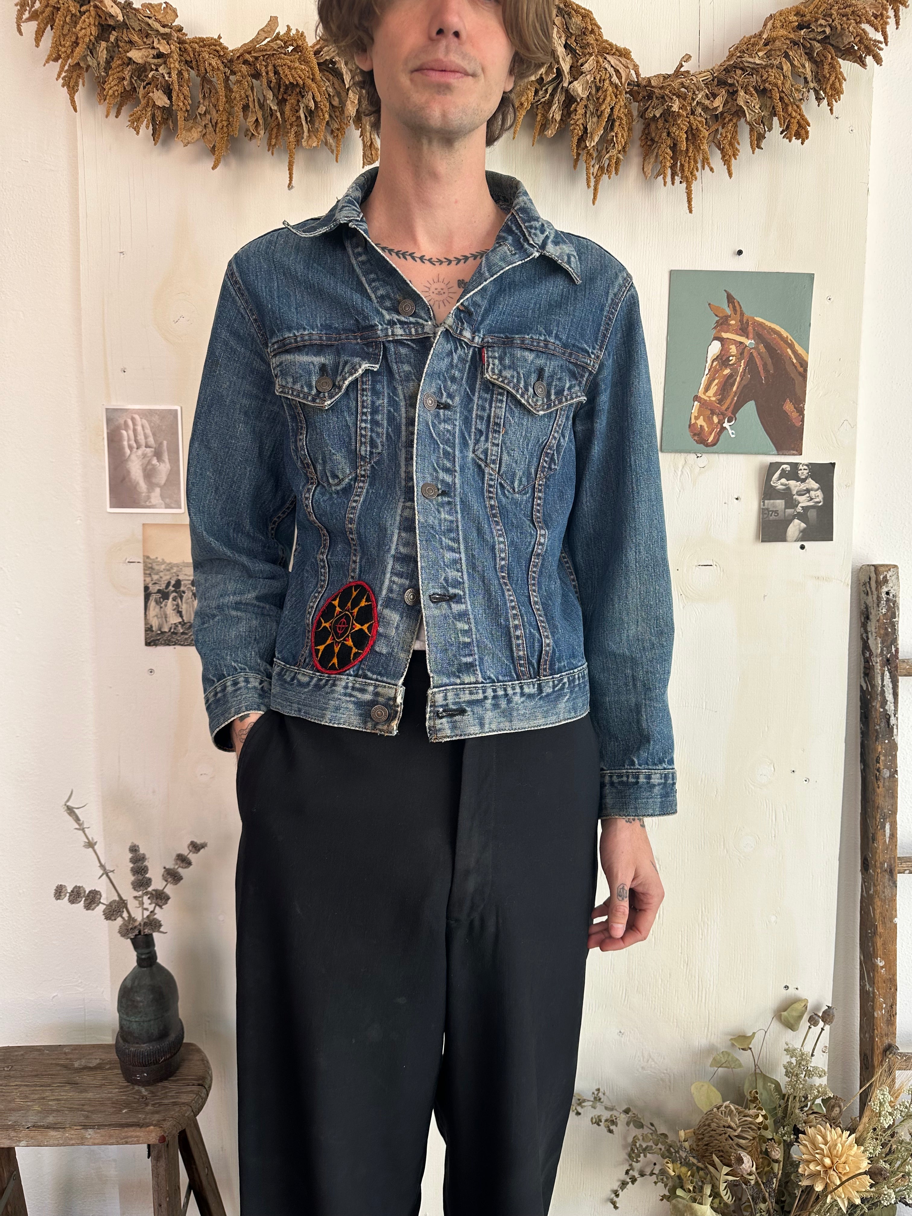 Late 1960s/1970s Patched and Repaired Levis Big E Jacket (M)