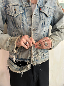 1980s Shredded Denim Jacket (M)