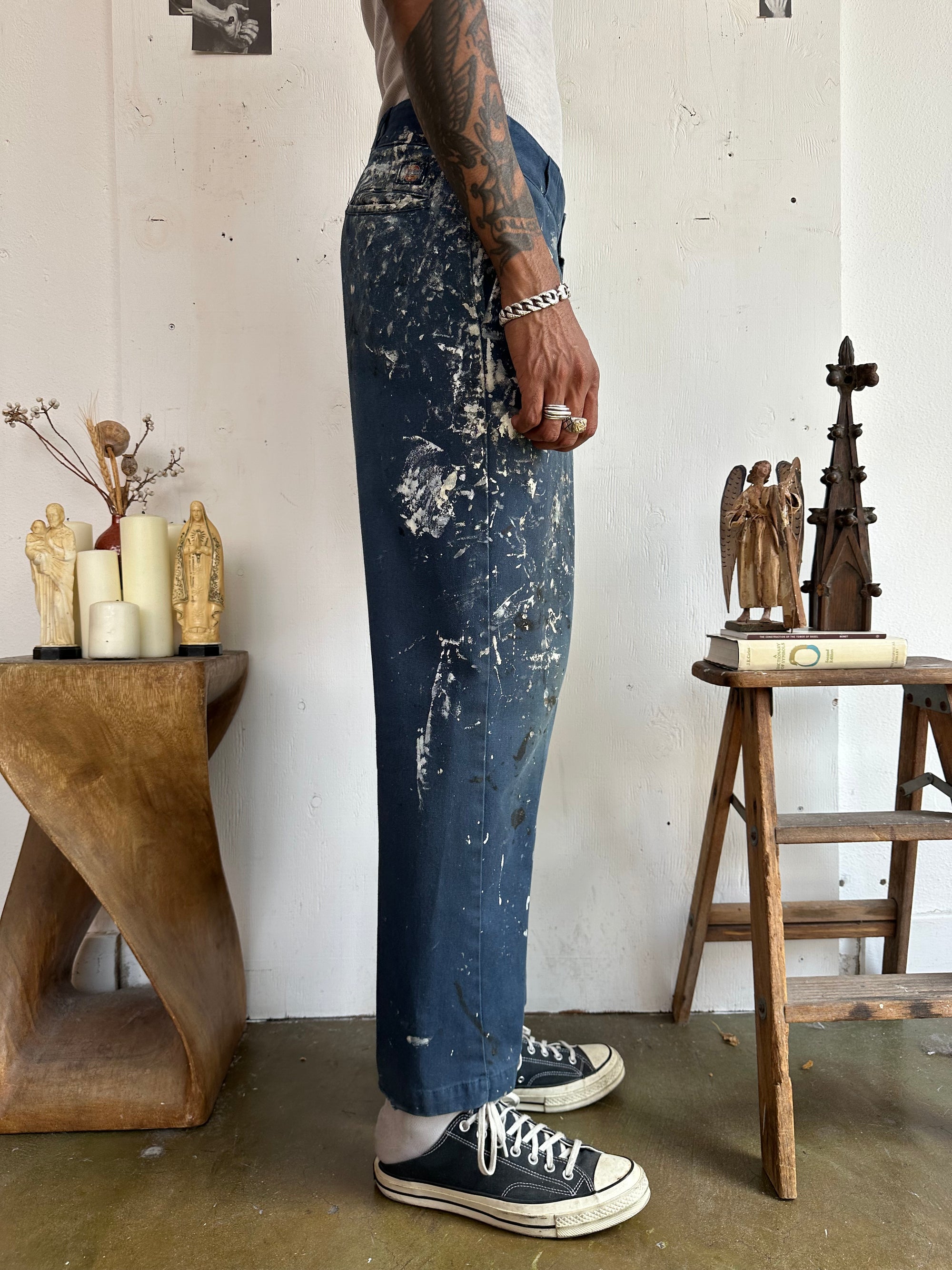 1980s Paint Splattered Dickies