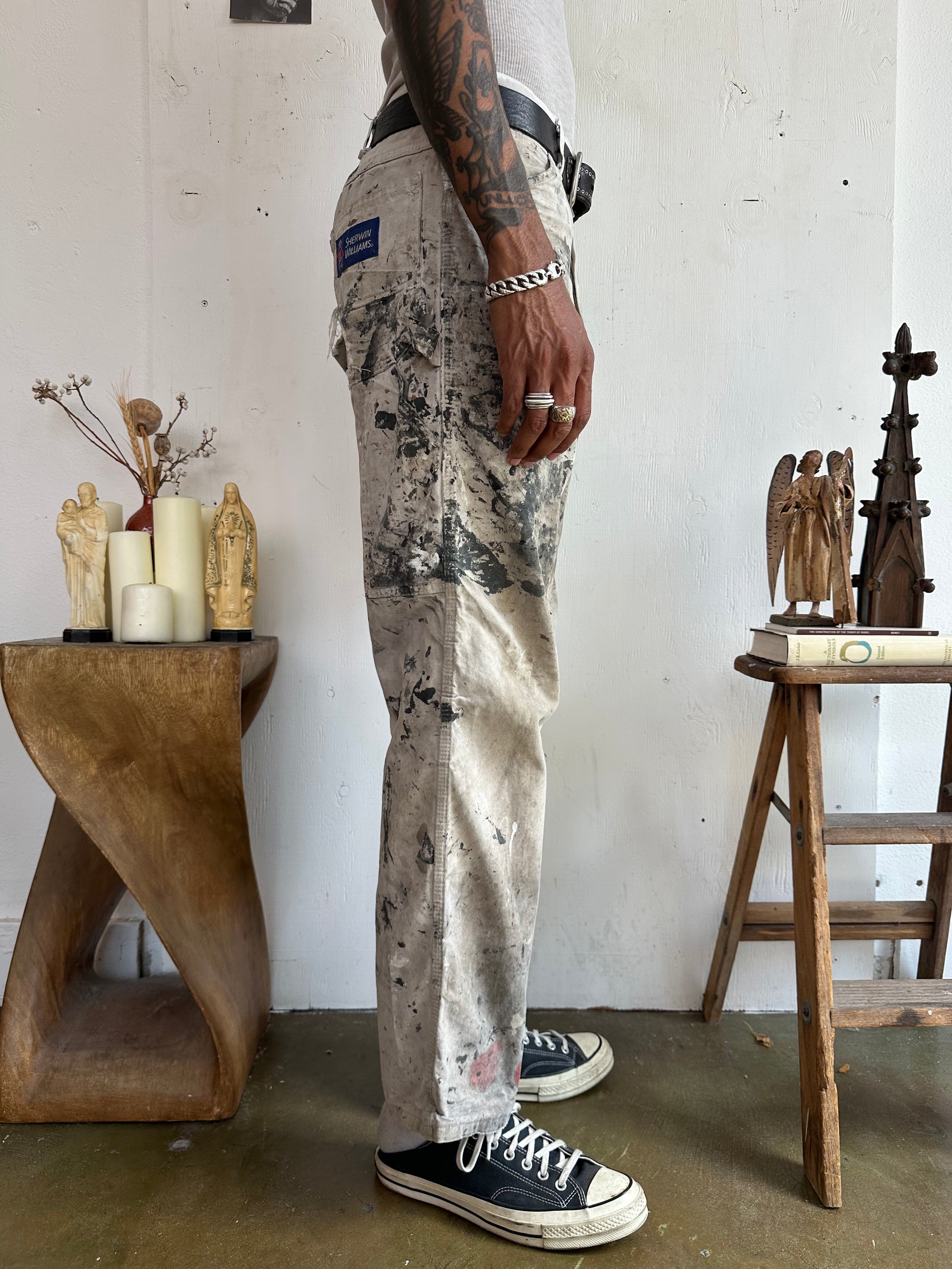 1990s Heavily Painted Dickies Painter Pants