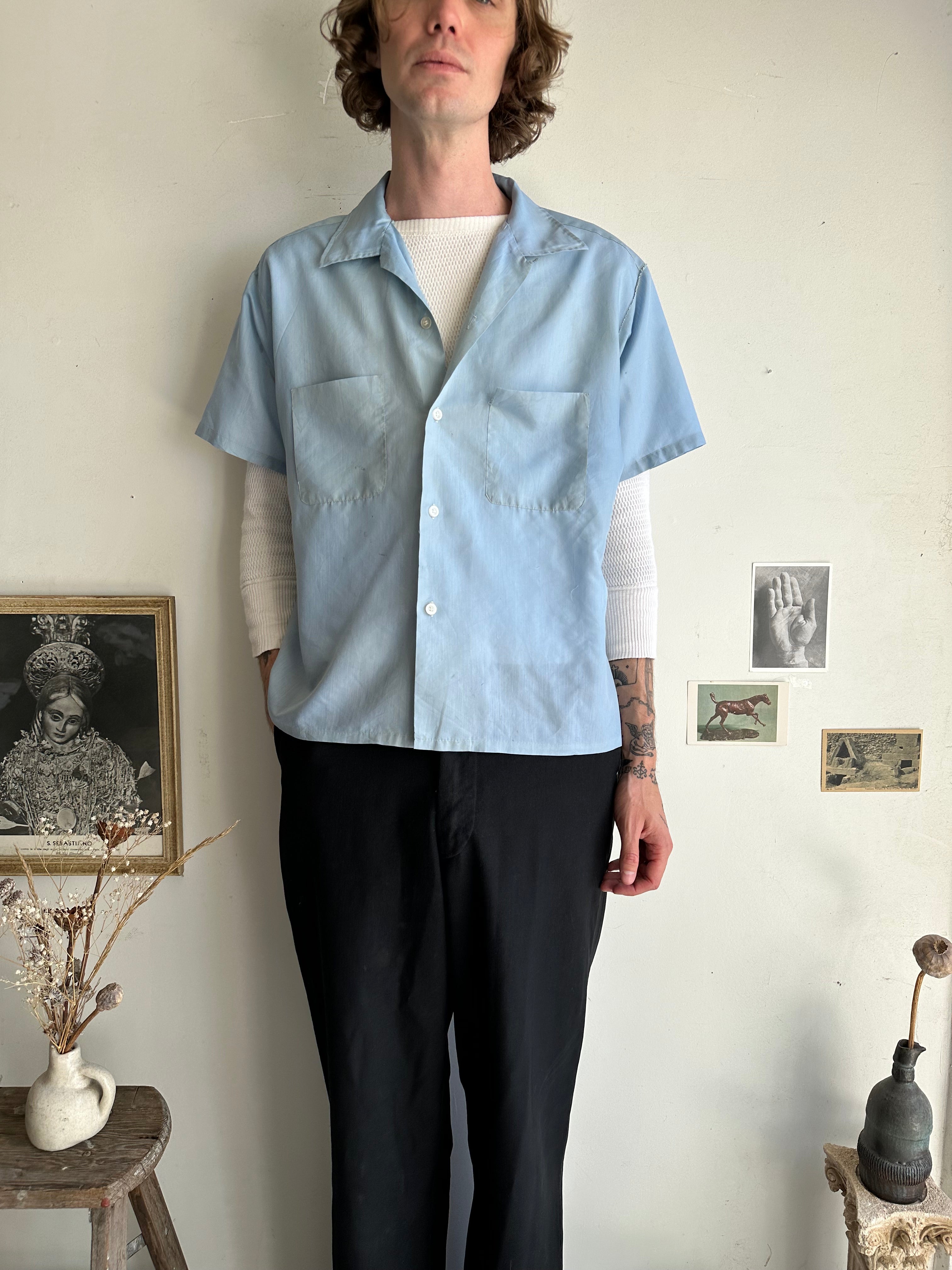 1970s Sunfaded Mechanic Shirt (Boxy XL)