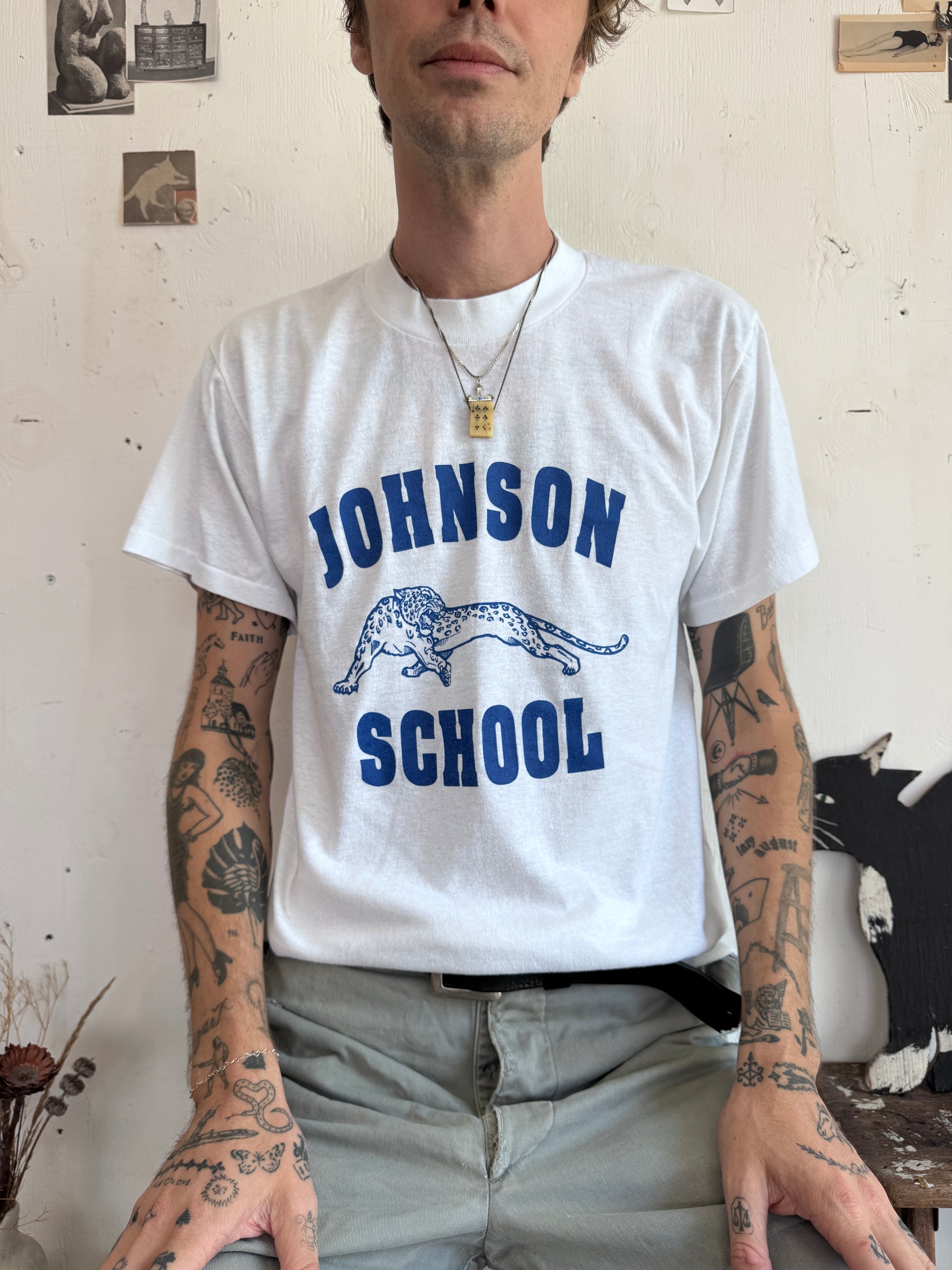 1990s Johnson School T-Shirt (M)