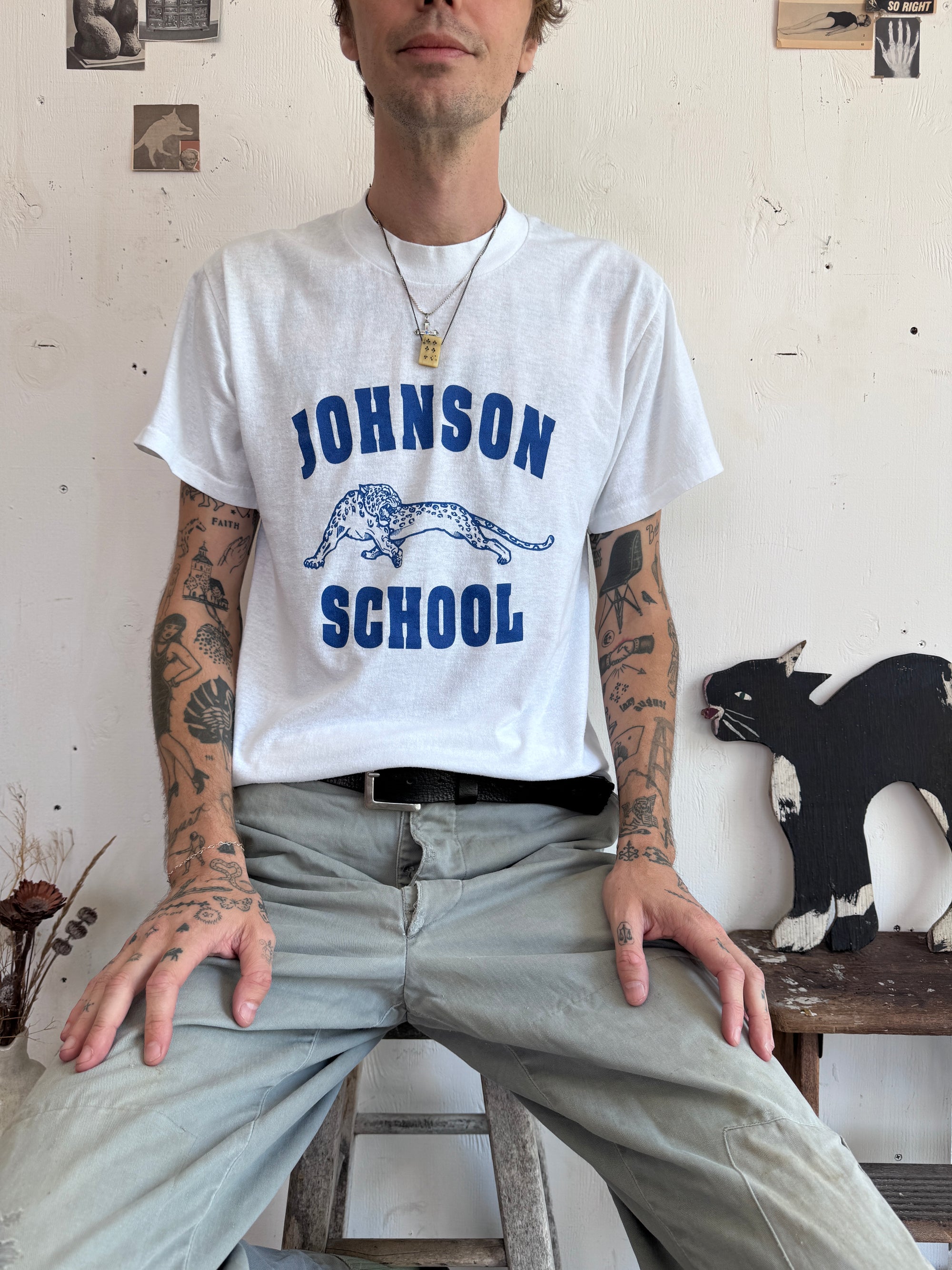 1990s Johnson School T-Shirt (M)