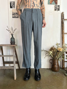 1950s Grey Rayon Suit (M)