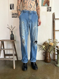 1990s Thrashed Paint Stained Carhartt Jeans (32/32)