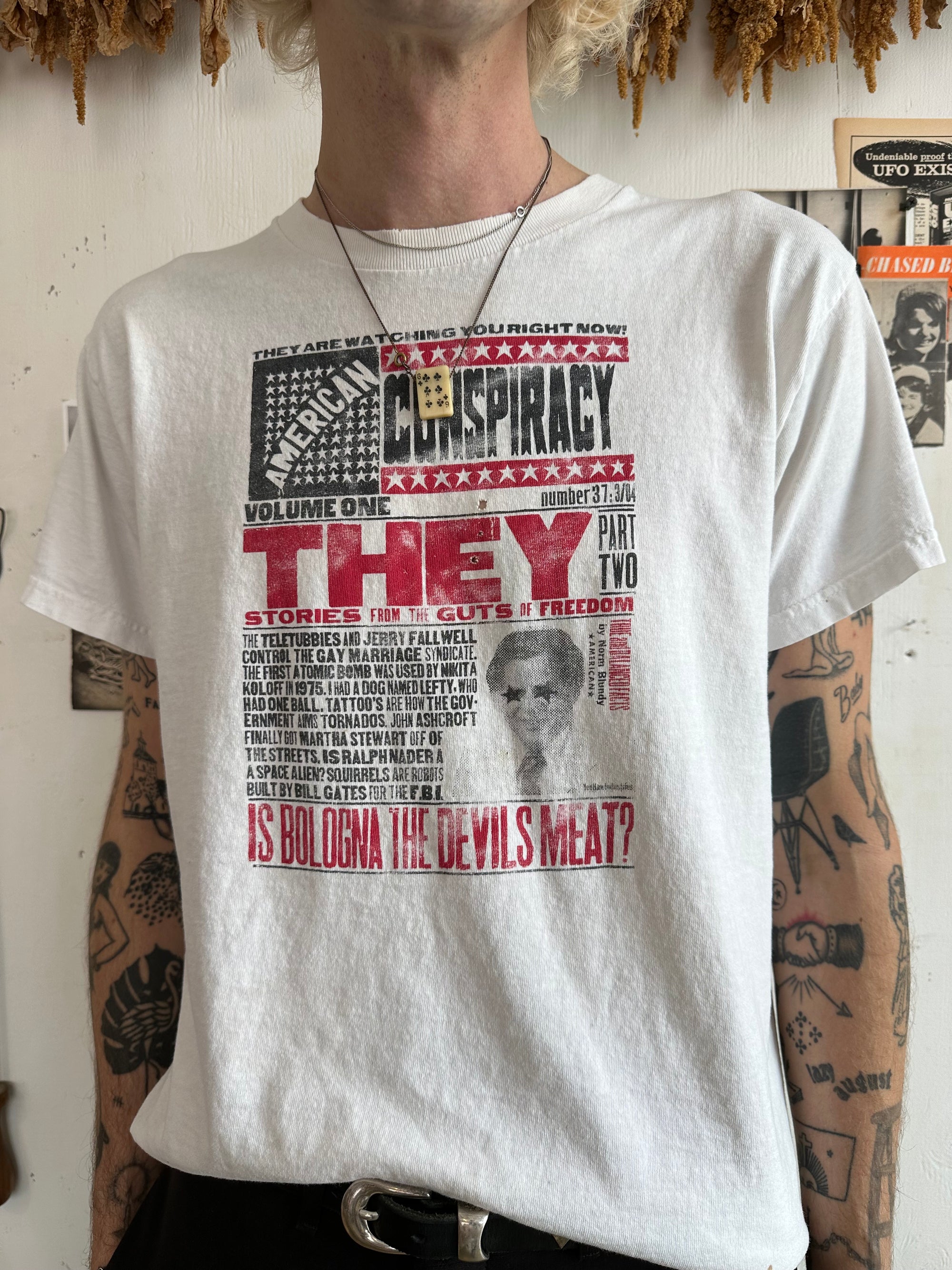 2000s American Conspiracy T-Shirt
